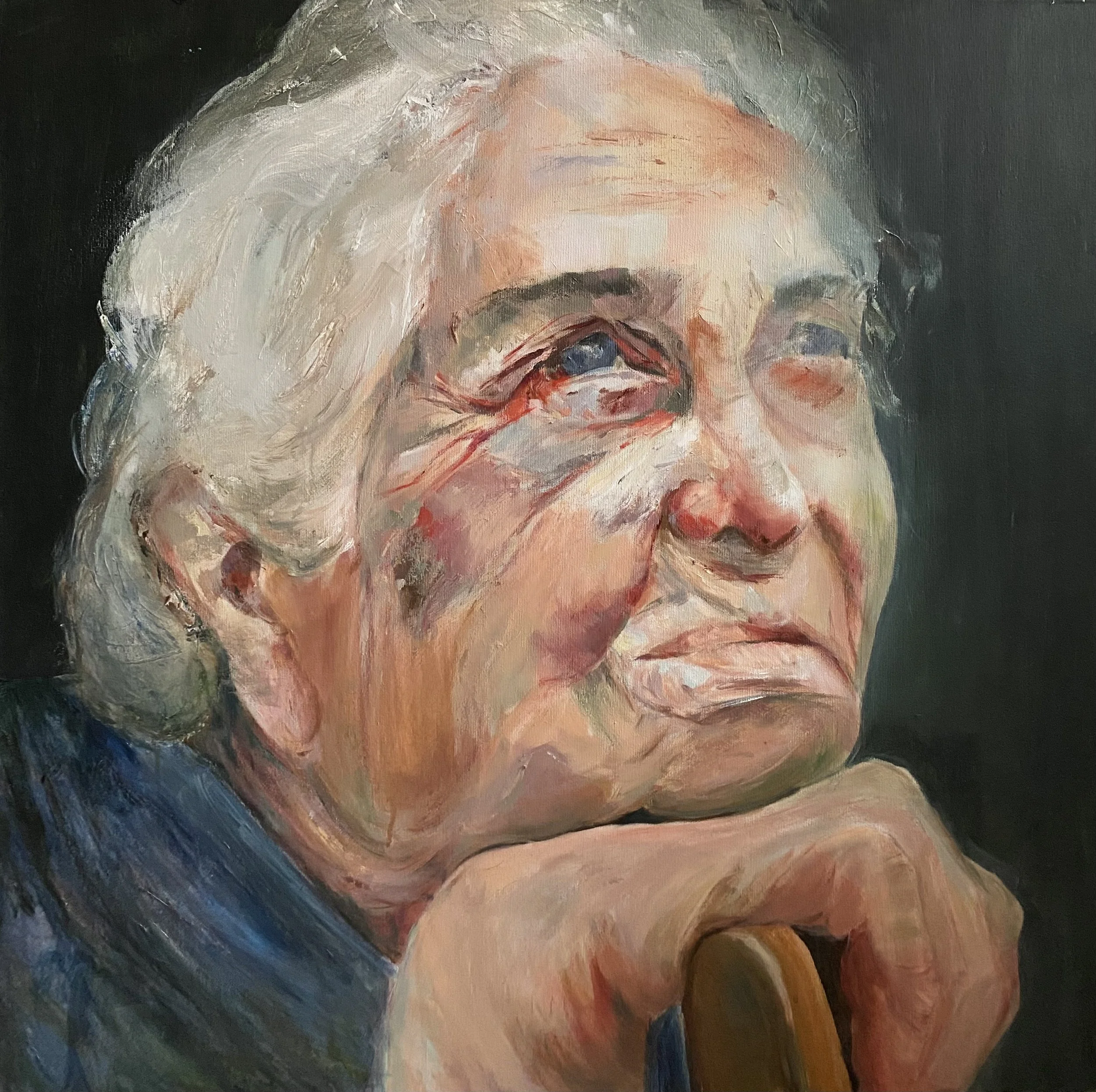 Margot, 2024
Acryl auf Leinwand, 80 x80 cm