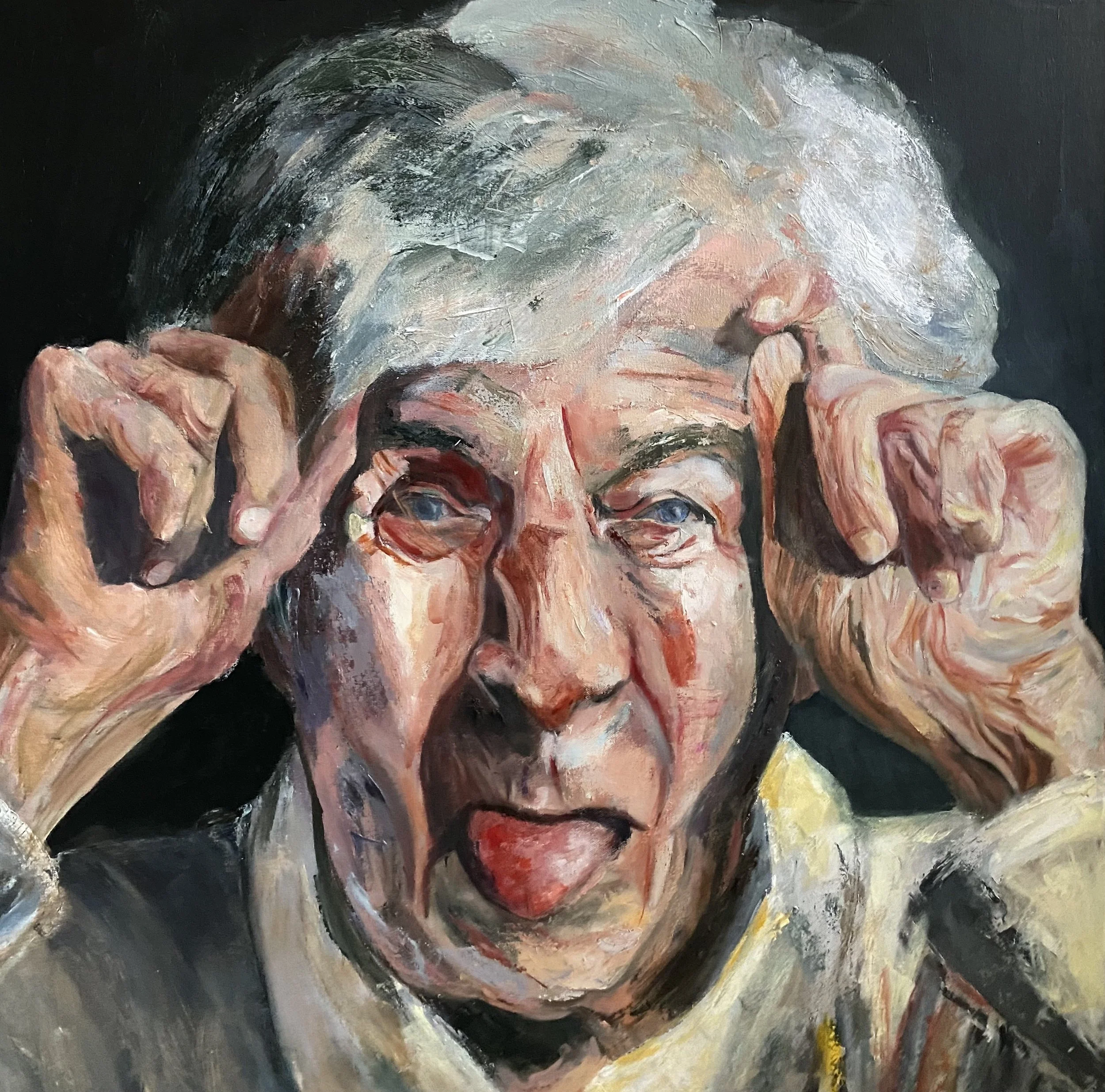 Maria, 2024
Acryl auf Leinwand, 80 x 80 cm