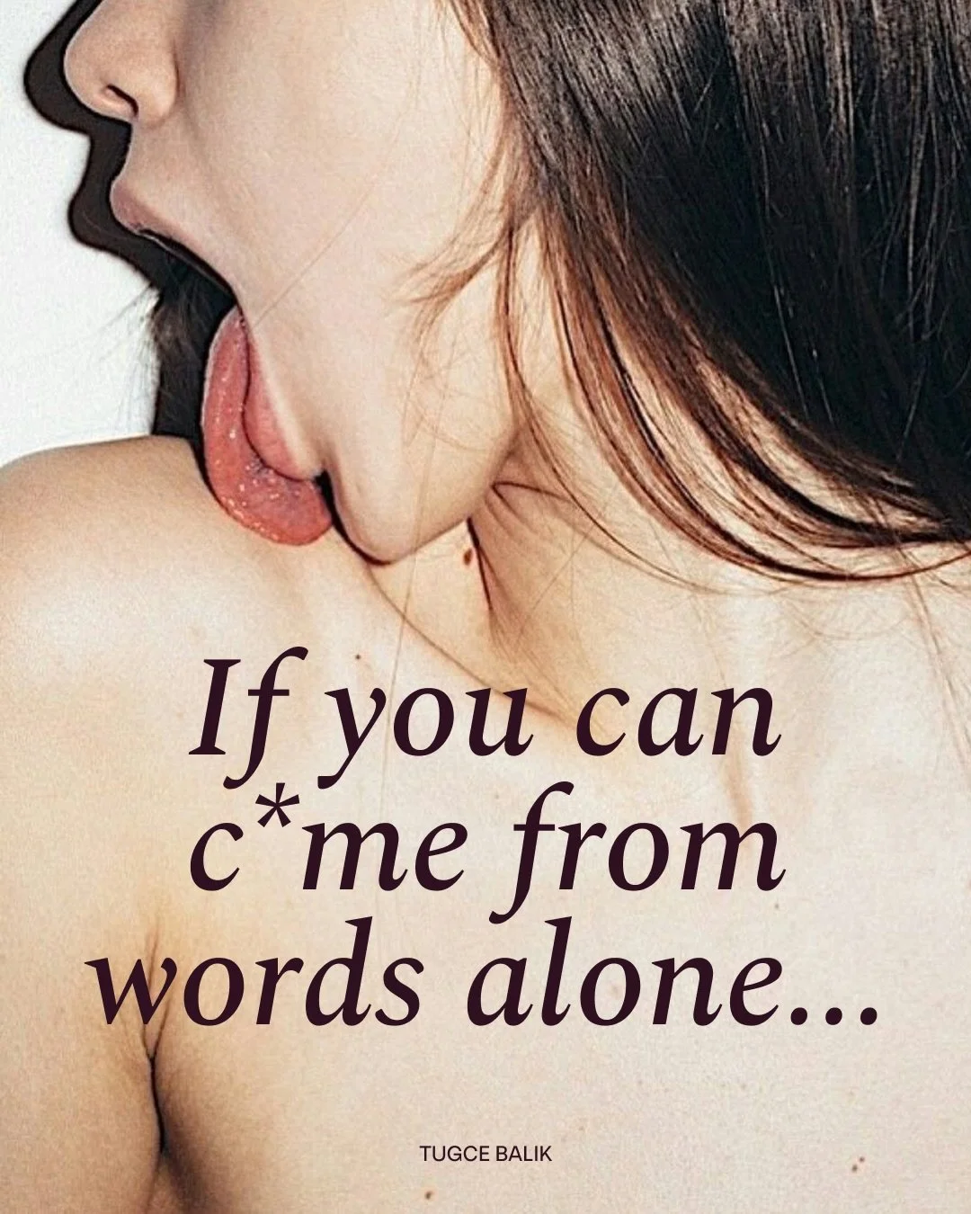 Most of us have never been told that words can land in the body the same way touch does.

A pra!sǝ ʞ!nʞ is when being affirmed, claimed, or called good during s&hearts;️//x makes your whole body respond &mdash; not just your mind. And for a lot of us