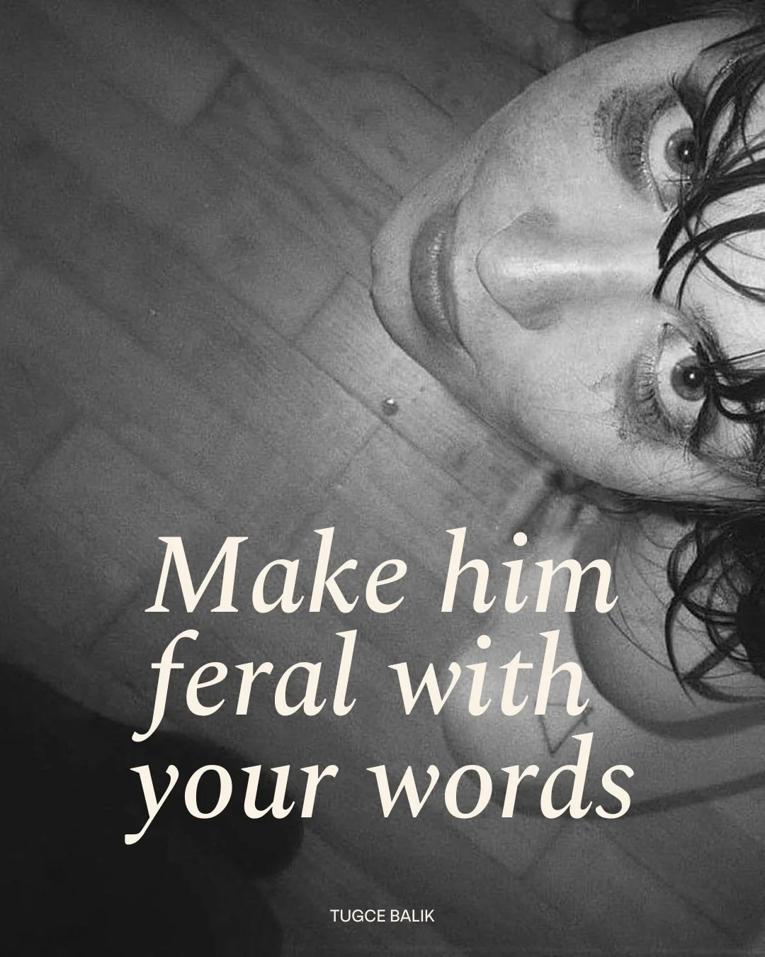 your words hold soo much power...

his nervous system responds to feeling desired the same way yours does. like actually responds. not just his ego &mdash; his drive, his body, the part of him that wants to completely consume you. that part.

when yo