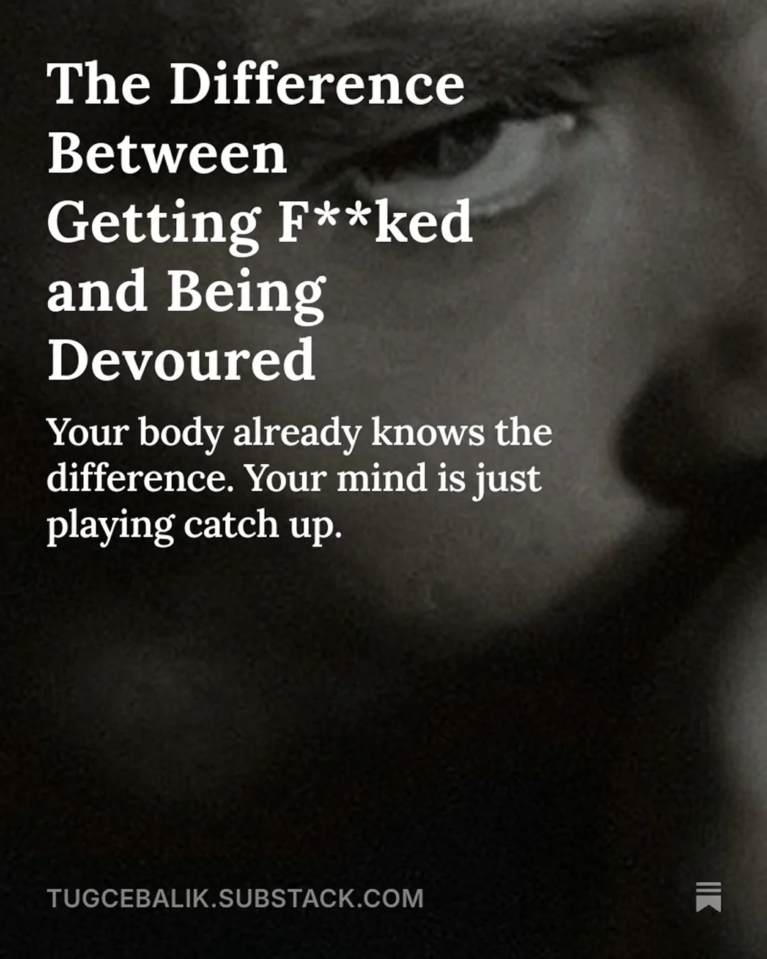 One of the clearest signals in the body is the difference between being wanted and being witnessed.

Desire on its own doesn&rsquo;t tell you much. Almost everyone can (and most are conditioned to) perform desire.What the body actually responds to is