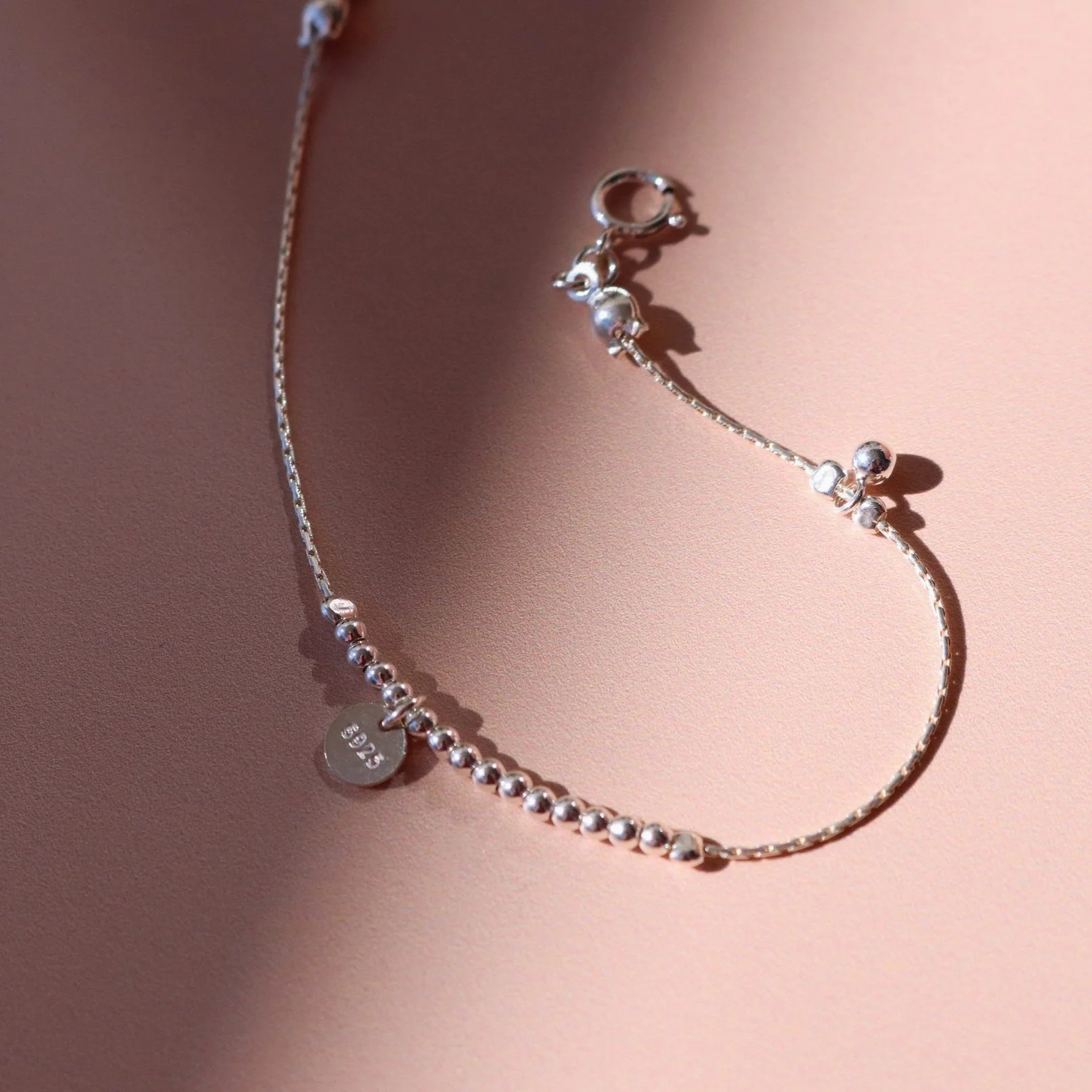Silver Sparkles Dainty Bracelet