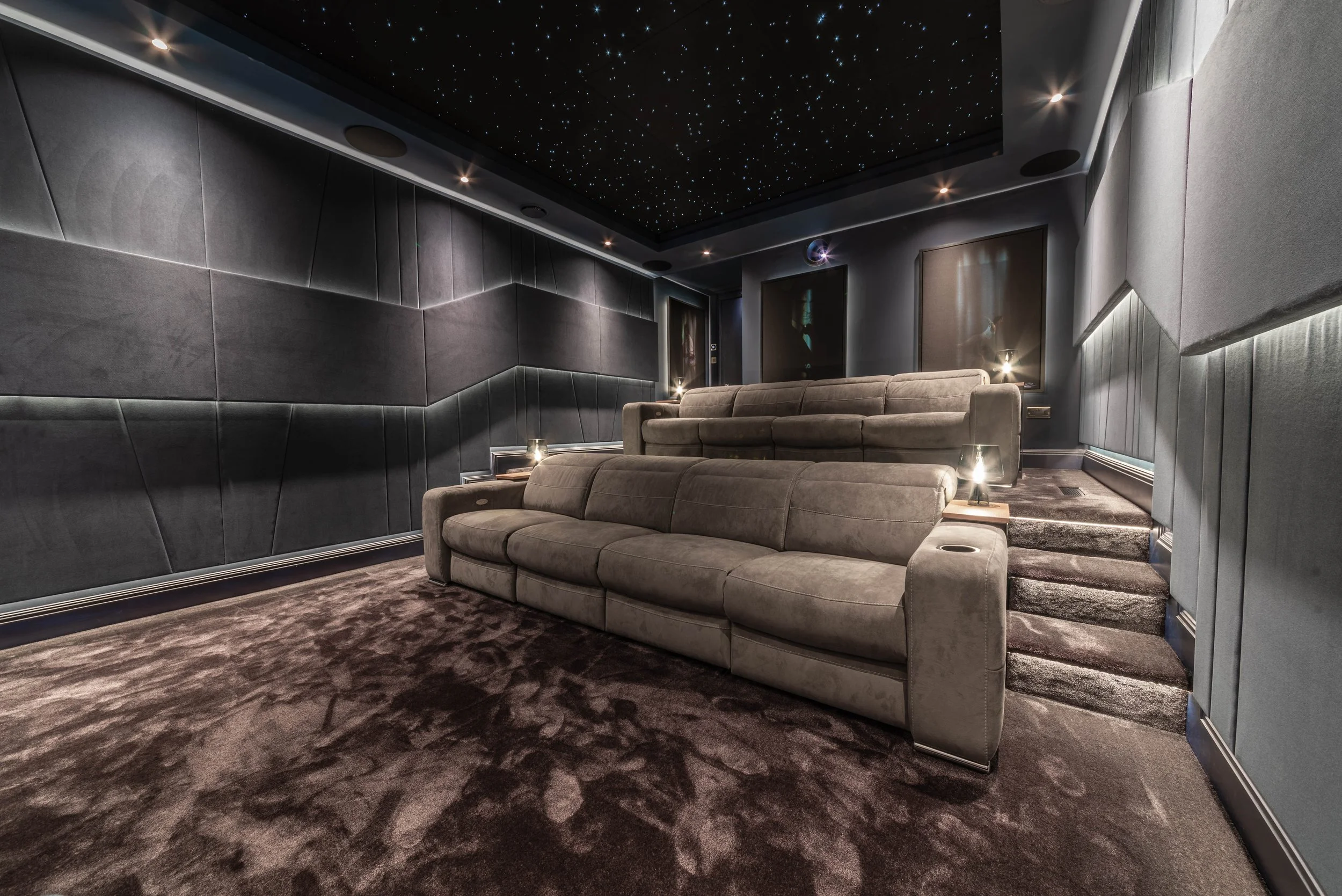 Dedicated home theater with artcoustic surround