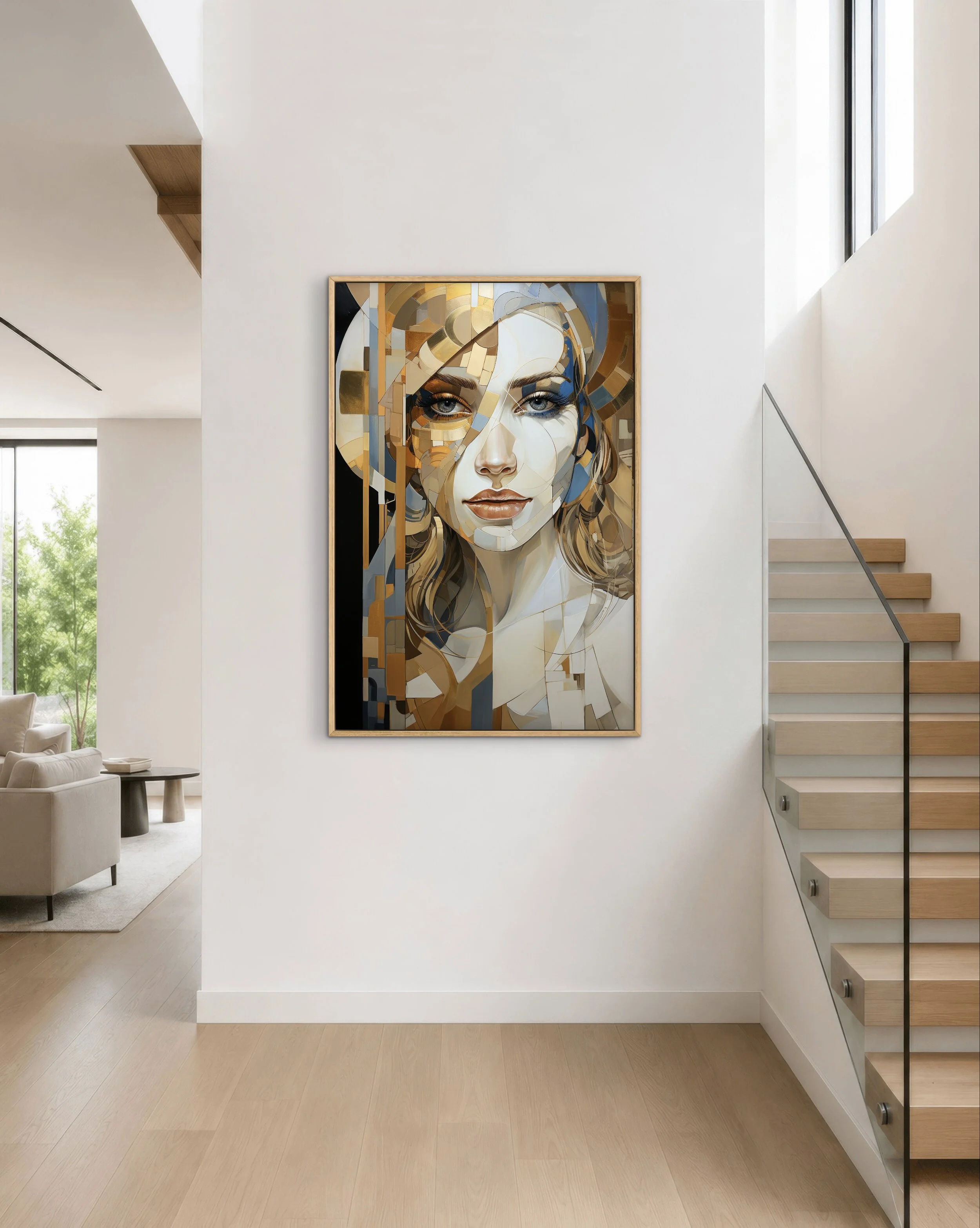 Artwork image in interior mockup