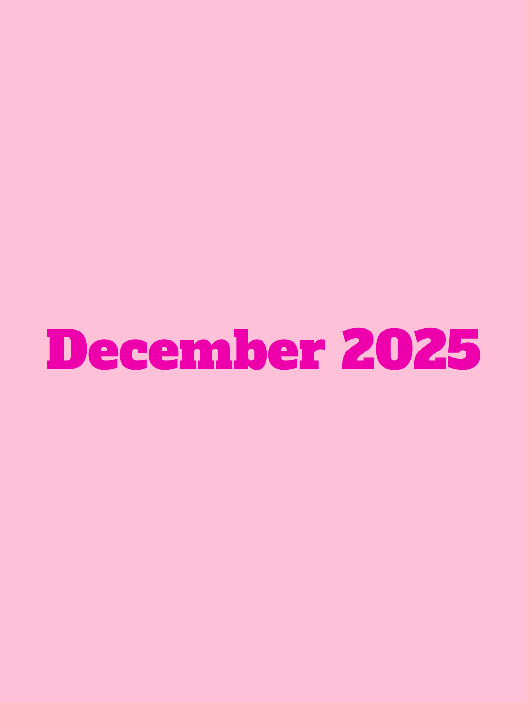 Button linking to December 2025 newsletter