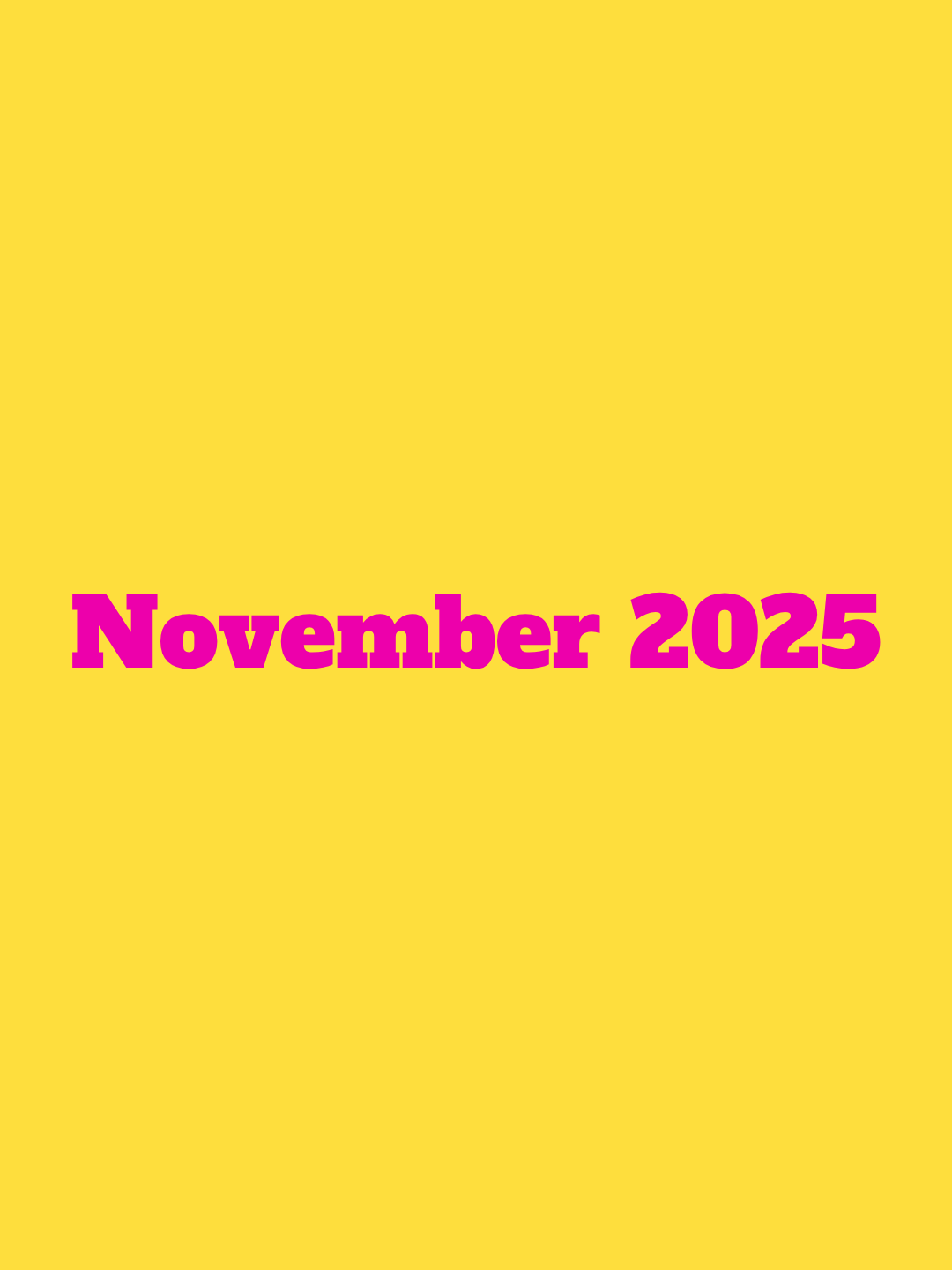Button linking to November 2025 newsletter