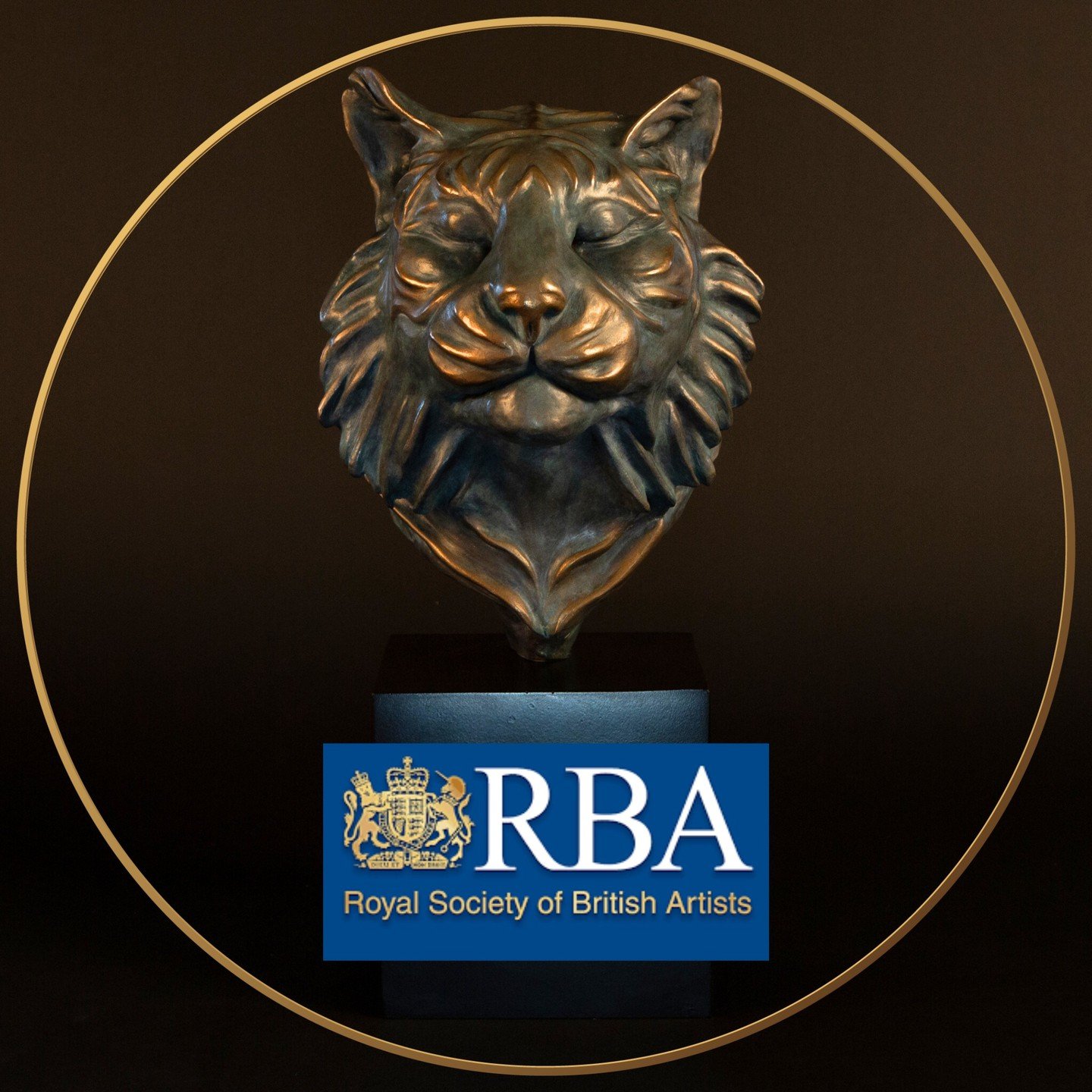 🎉 What an honour and a fabulous start to the day / year to be informed by 'The Royal Society of British Artists' @royalsocietybritishartists that 'Puna' 🐅, my Sumatran tiger, has been selected for their Annual Exhibition 2025 🙏 at the prestigious 