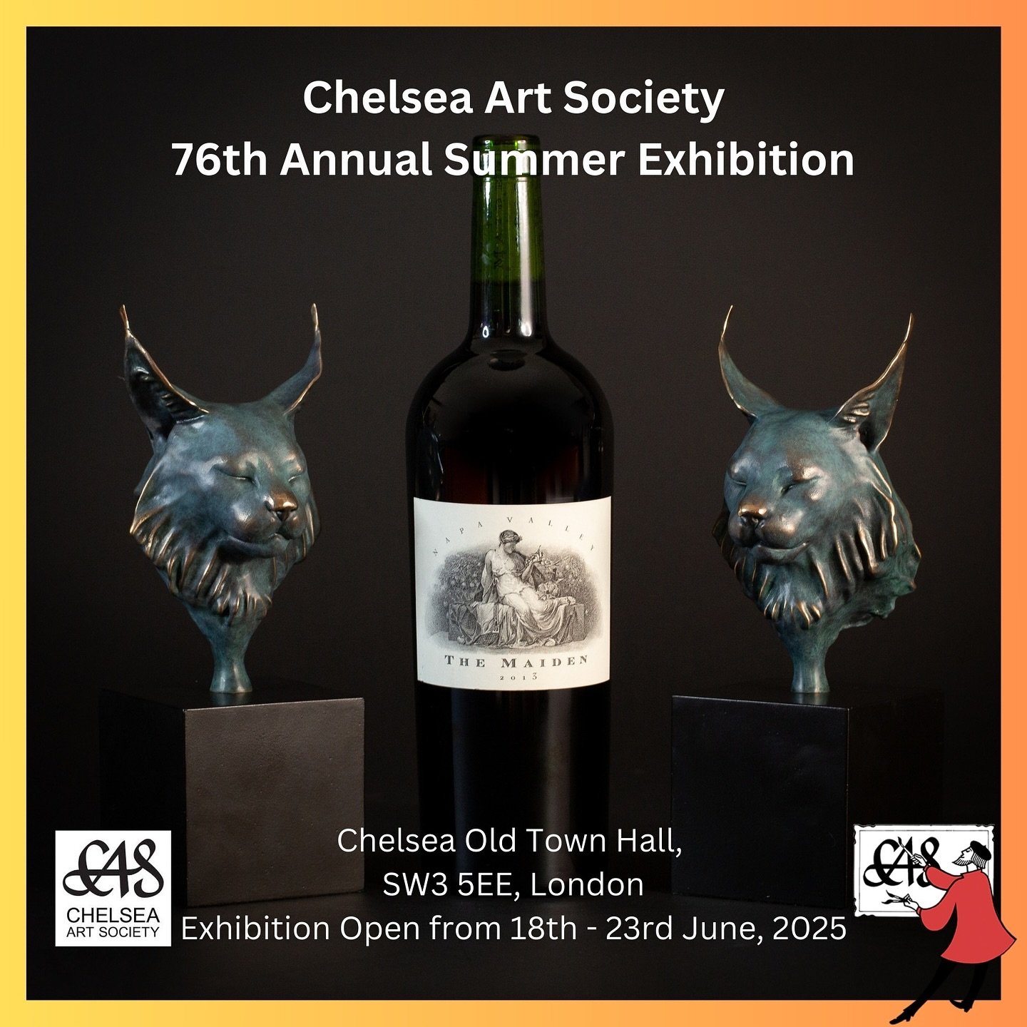 🎊 I&rsquo;m super happy to share that &lsquo;Wee Petra&rsquo; has been selected for @chelseaartsociety 76th Summer Exhibition 🙏 Thank you @chelseaartsociety !
🥇Last year I was extremely lucky to win the Chelsea Art Society Visitors&rsquo; Choice S