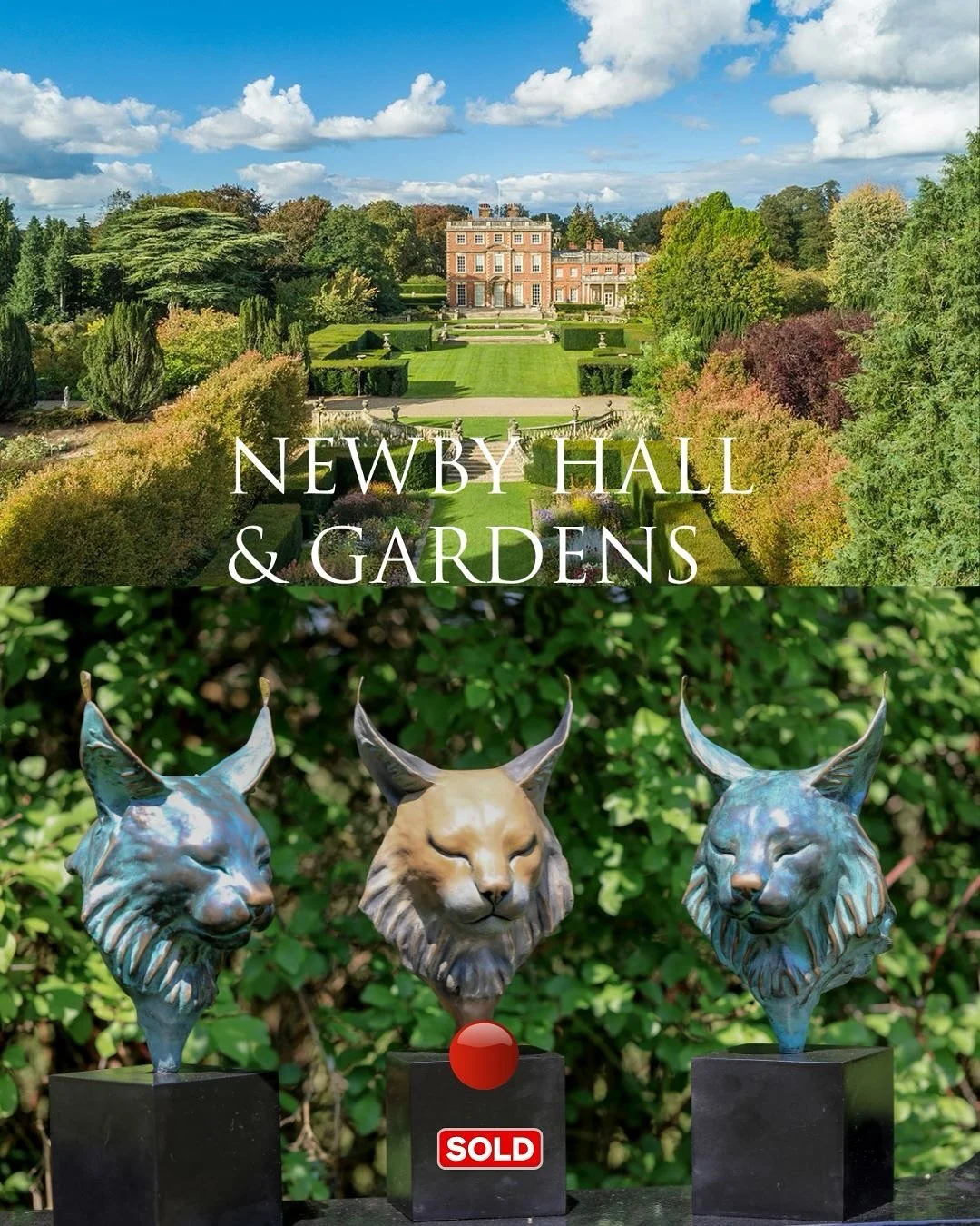 🔴 Sold! As the season comes to end at the gorgeous @newbyhallandgardens Sculpture Park&hellip; it&rsquo;s a beautiful new beginning for &lsquo;We Three Queens Of Orient Are&rsquo;&hellip; Just 🔴 Sold @newbyhallandgardens 🙏❤️

Massively grateful an
