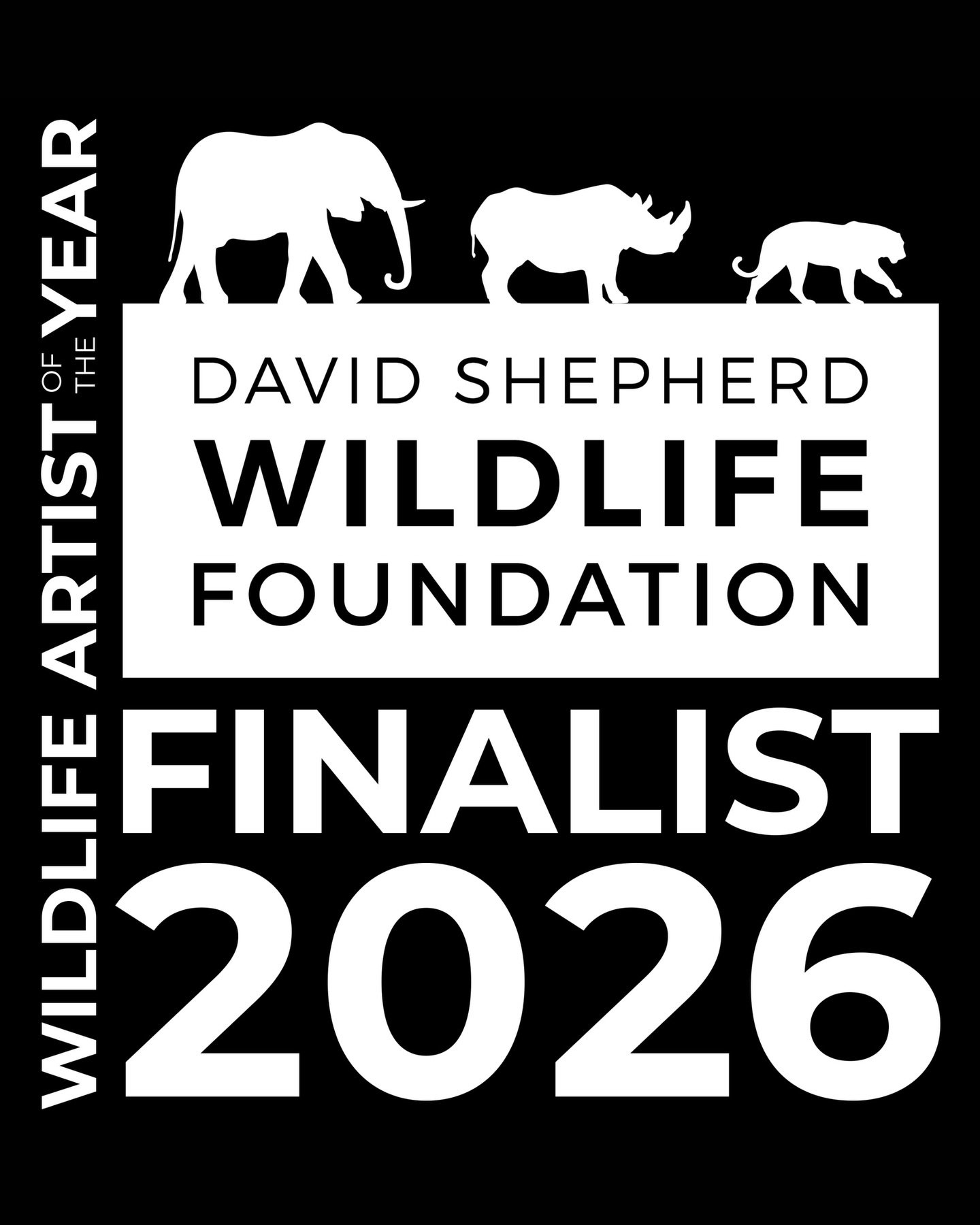 Wow 🤩 Thank you @dswfwildlifeart 🙏 I&rsquo;m so deeply grateful to be selected as a Finalist for the David Shepherd Wildlife Foundation &lsquo;Wildlife Artist of the Year 2026&rsquo;!!! 

This exhibition is one of the most important exhibitions for