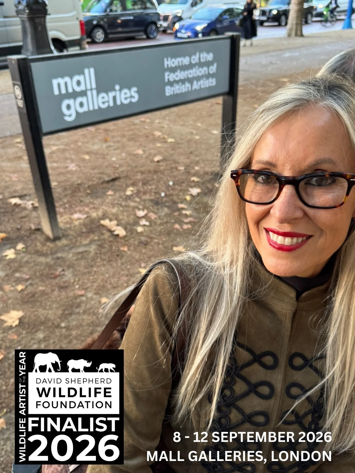 What a wonderful evening at the private view of the David Shepherd Wildlife Foundation&rsquo;s Wildlife Artist of the Year 2026 at @mallgalleries last night.

I feel incredibly lucky and deeply honoured to have Wee Petra amongst just 170 artworks sel