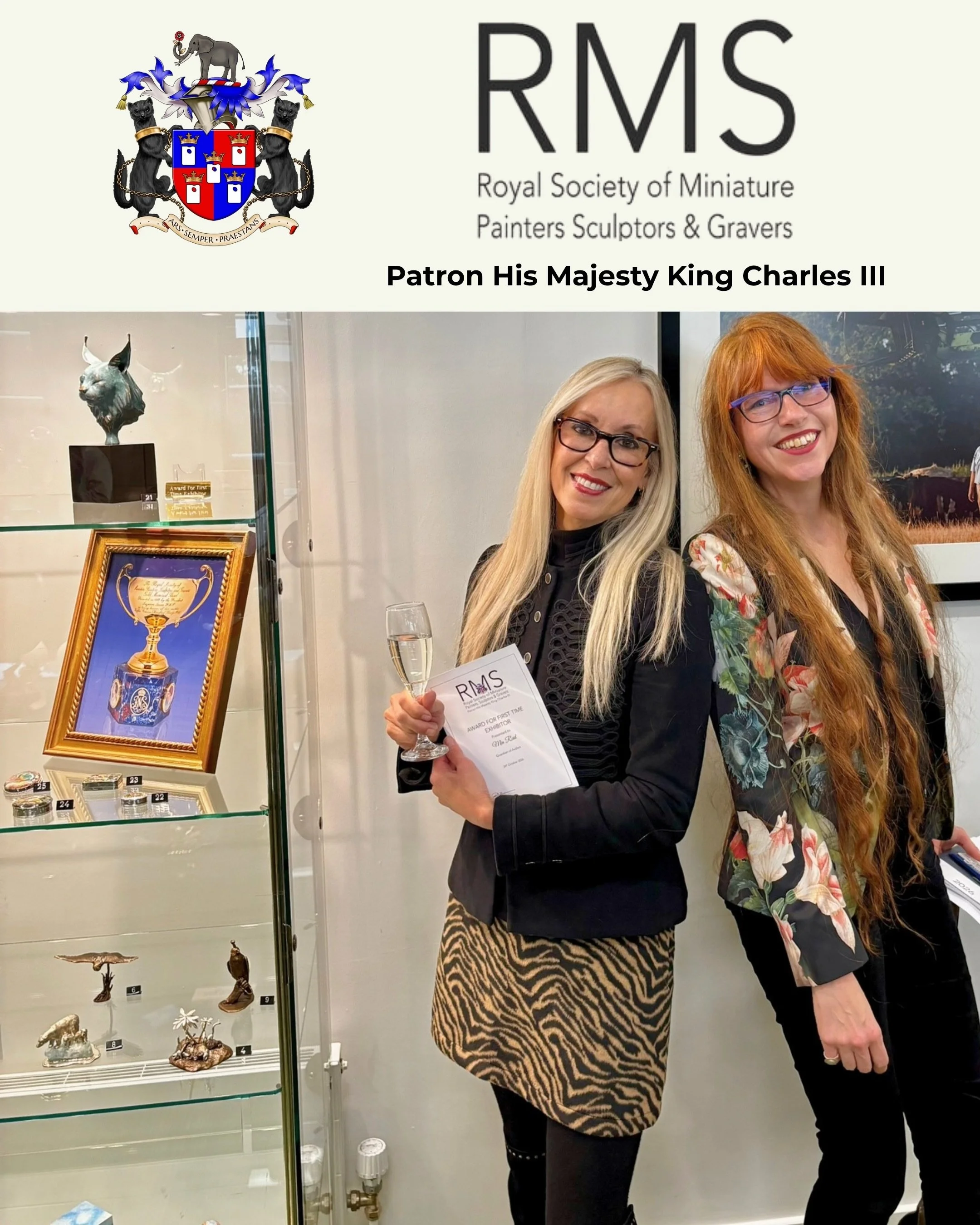 What an honour it was to be selected to exhibit @royalminiature Annual Exhibition 2026, and not only that, I won an award 🌟!! Thank you to the judges for the incredible recognition 🙏

It was wonderful having my award presented to me by Professor Ma