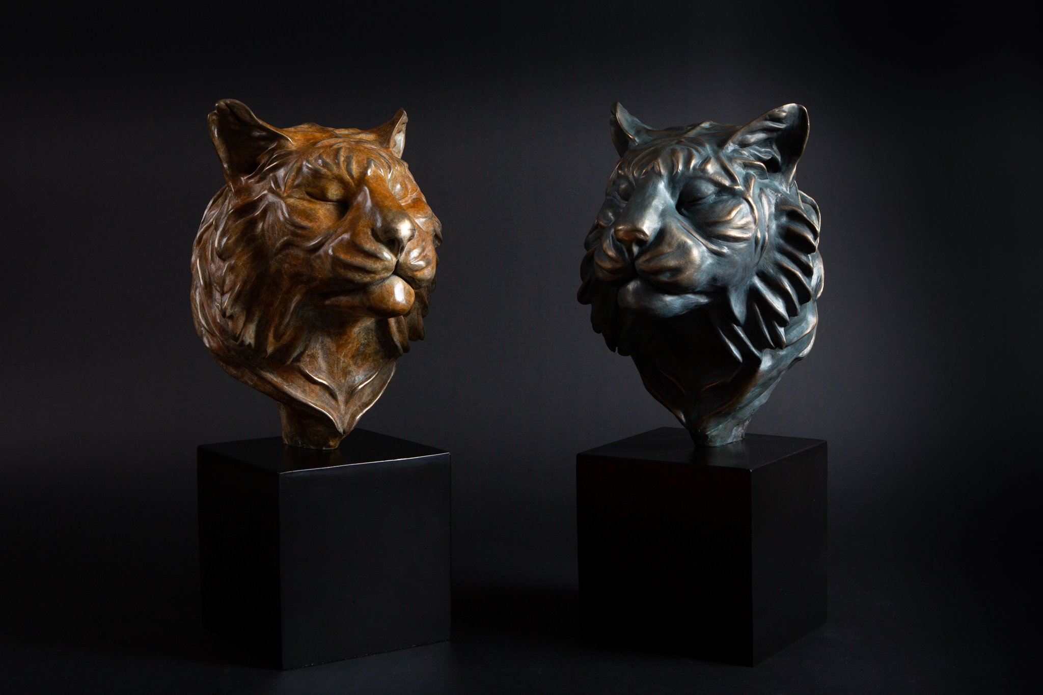 FOUNDRY BRONZE PUNA - NATURAL ORANGE PATINA OR VERDIGRIS GREEN PATINA