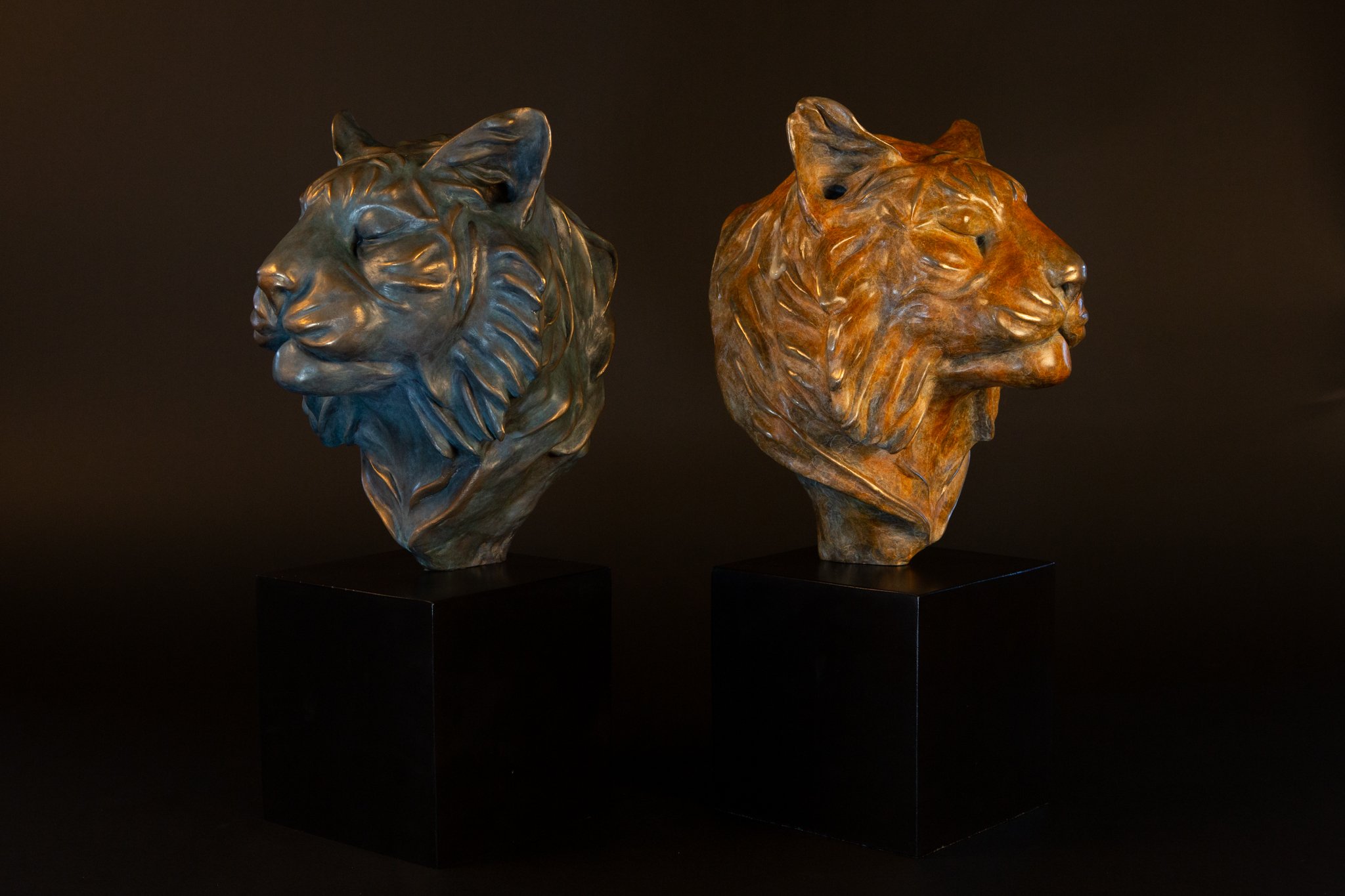 FOUNDRY BRONZE PUNA - NATURAL ORANGE PATINA OR VERDIGRIS GREEN PATINA