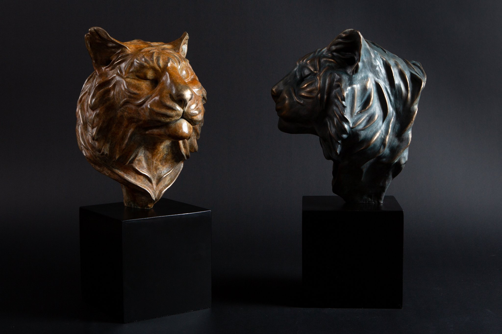 FOUNDRY BRONZE PUNA - NATURAL ORANGE PATINA OR VERDIGRIS GREEN PATINA