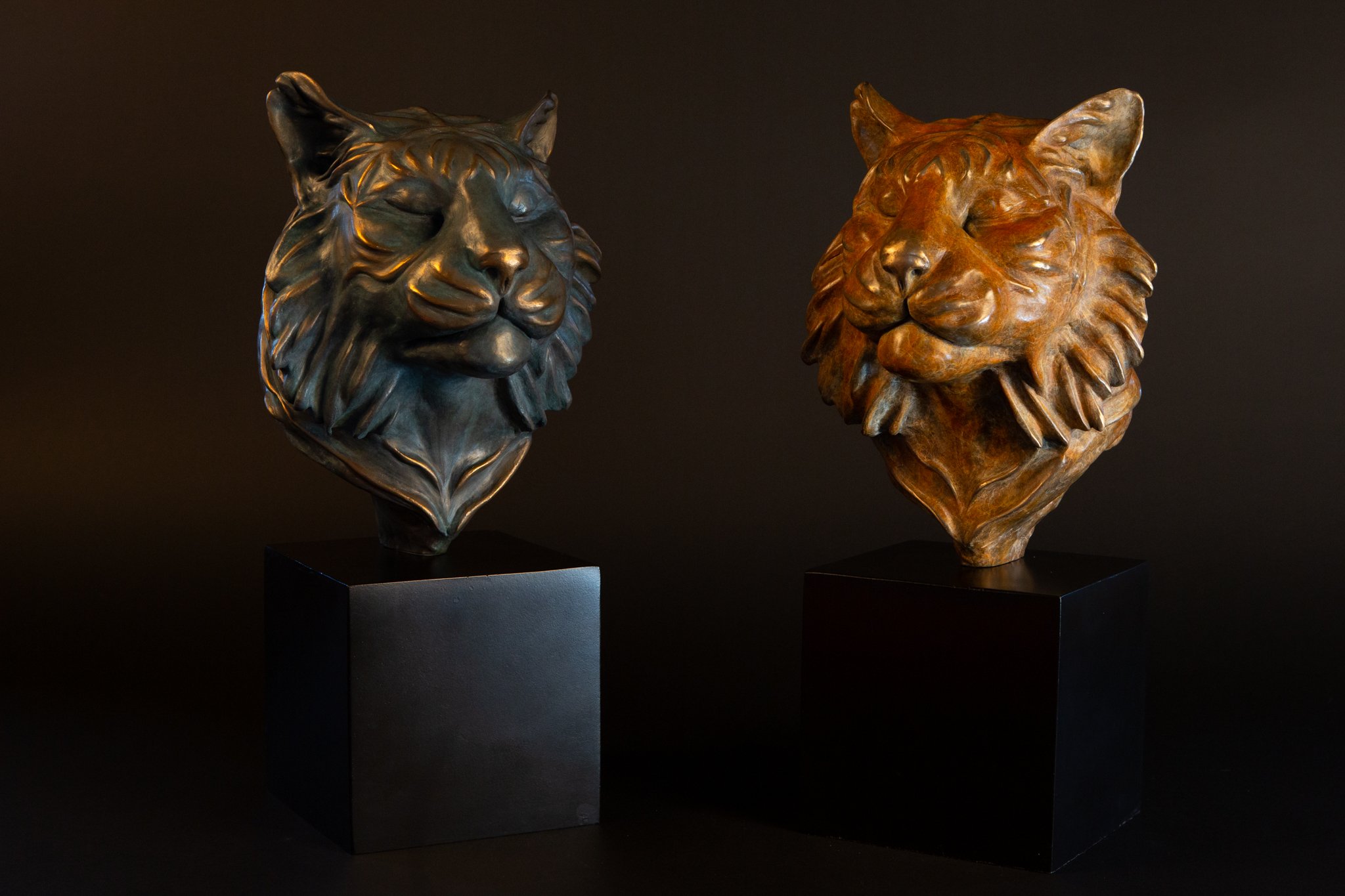FOUNDRY BRONZE PUNA - NATURAL ORANGE PATINA OR VERDIGRIS GREEN PATINA