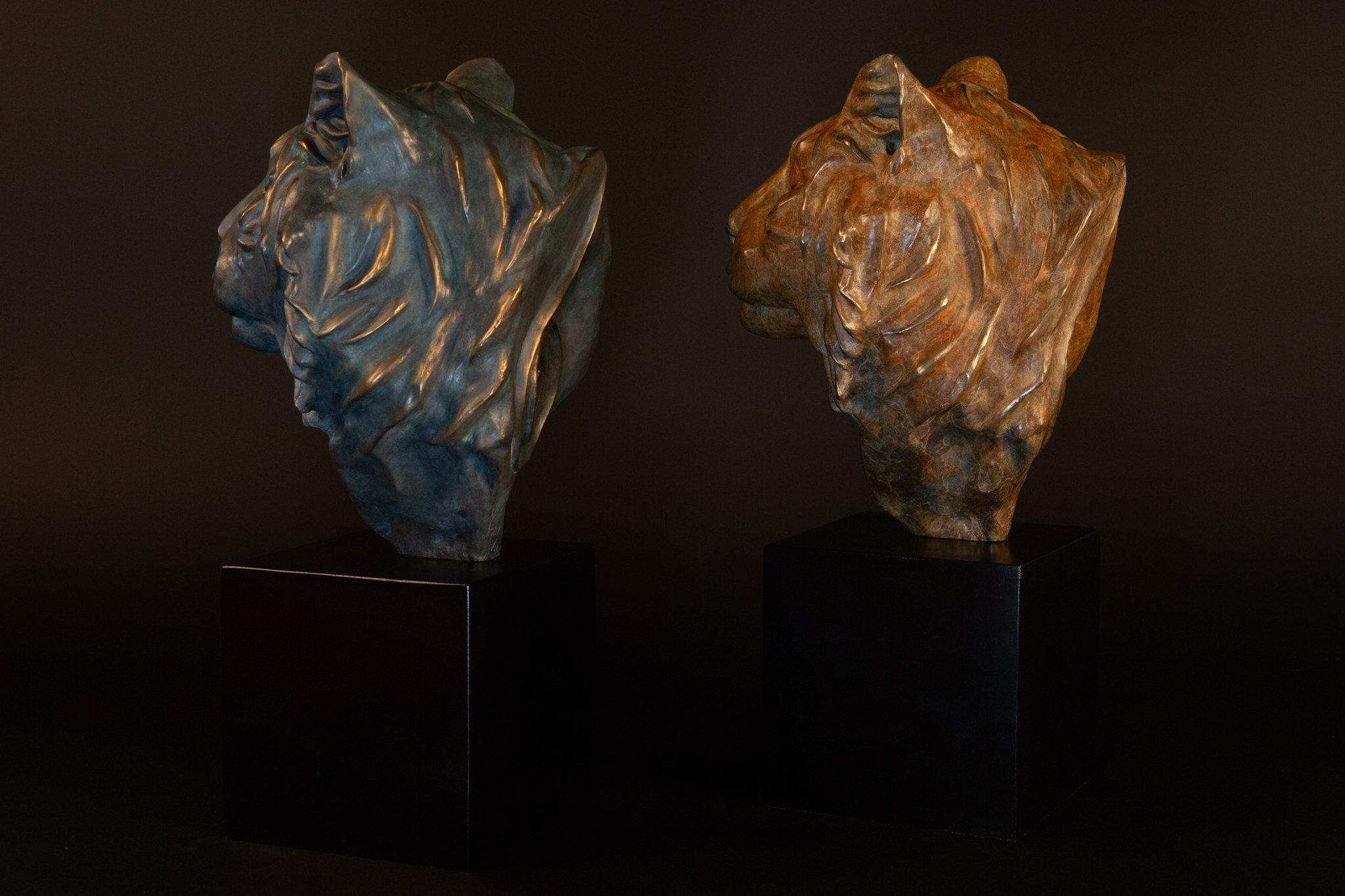 FOUNDRY BRONZE PUNA - NATURAL ORANGE PATINA OR VERDIGRIS GREEN PATINA