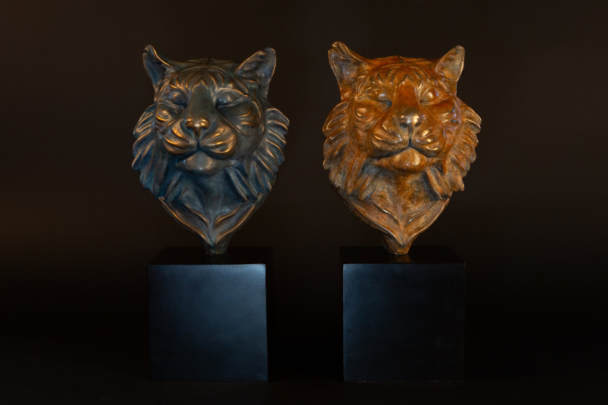 FOUNDRY BRONZE PUNA - NATURAL ORANGE PATINA OR VERDIGRIS GREEN PATINA