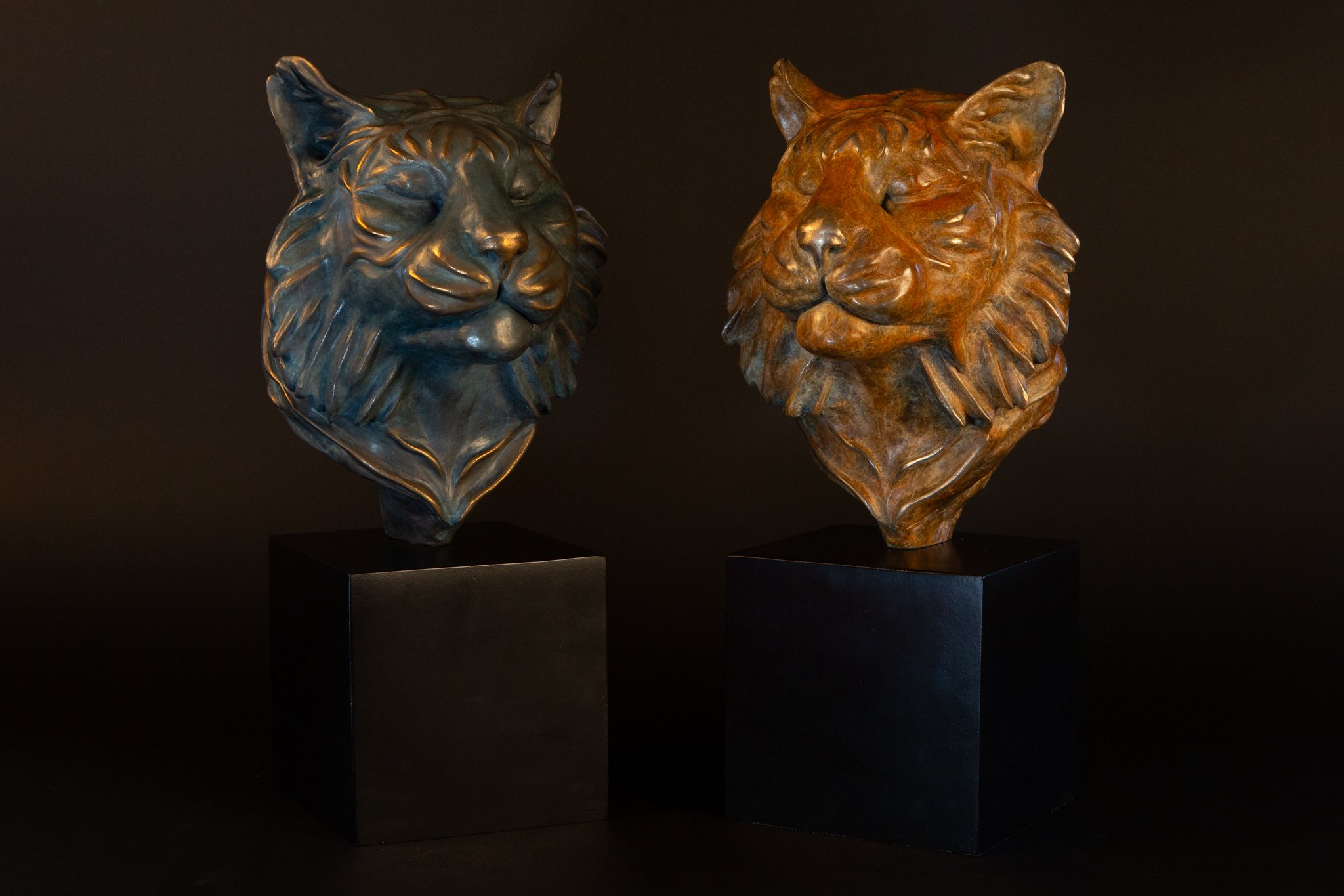 FOUNDRY BRONZE PUNA - NATURAL ORANGE PATINA OR VERDIGRIS GREEN PATINA