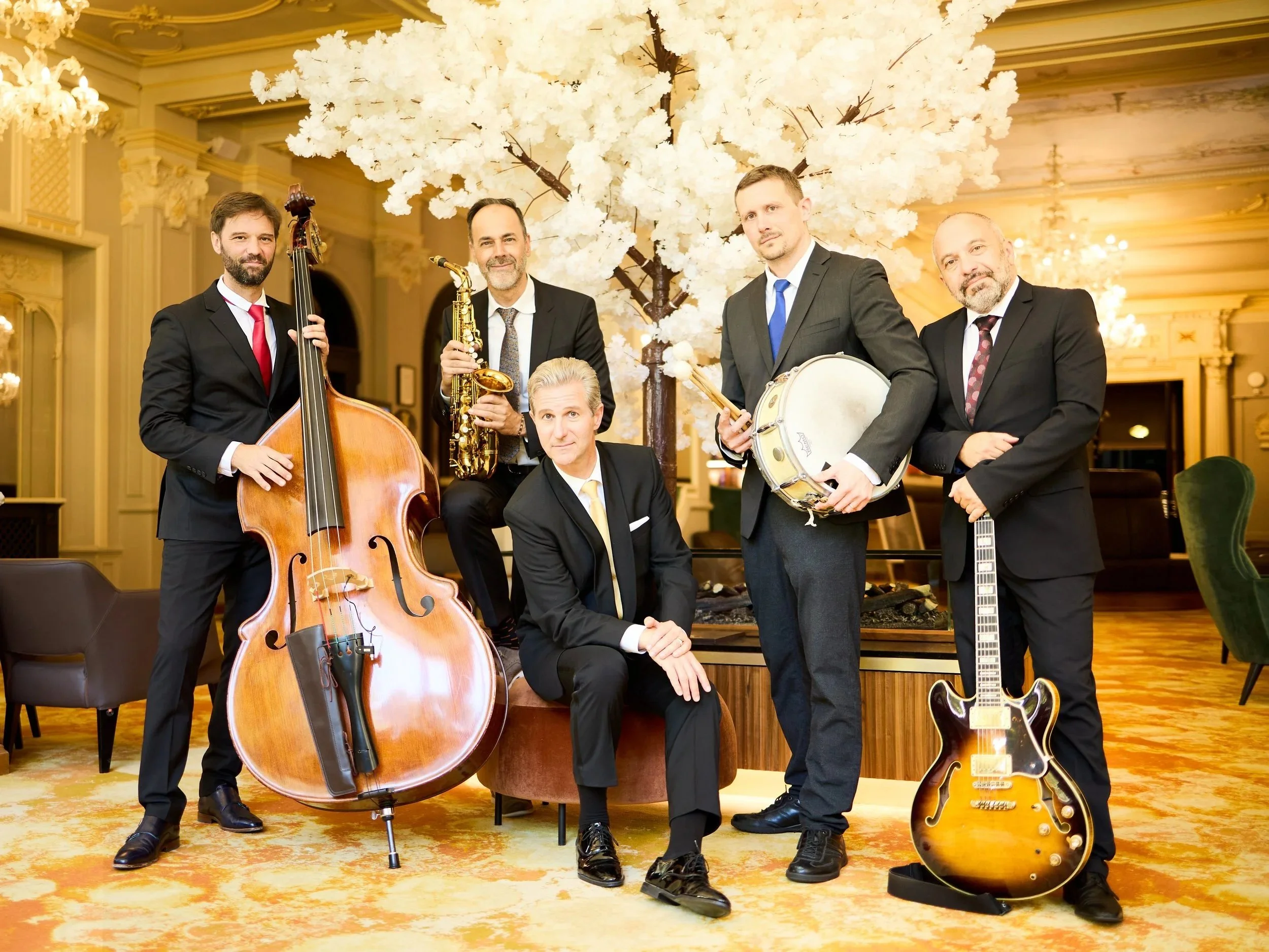 Kurzkonzerte St. Moritz mit LenZün Harmony Quintett