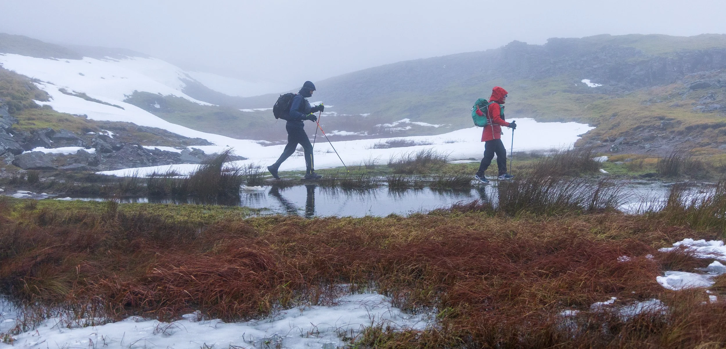 Winter spine race Cross Fell region
