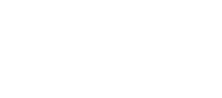 A white, curved arrow pointing right on a black background.