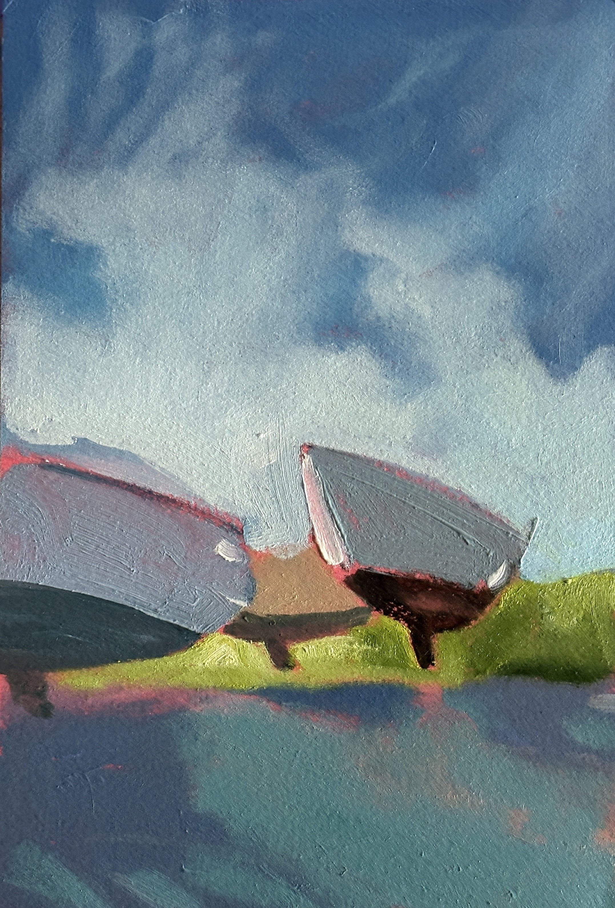 "On the Hard series #4" 9"x6" oil on paper 2025
Pittsford Fine Art Gallery