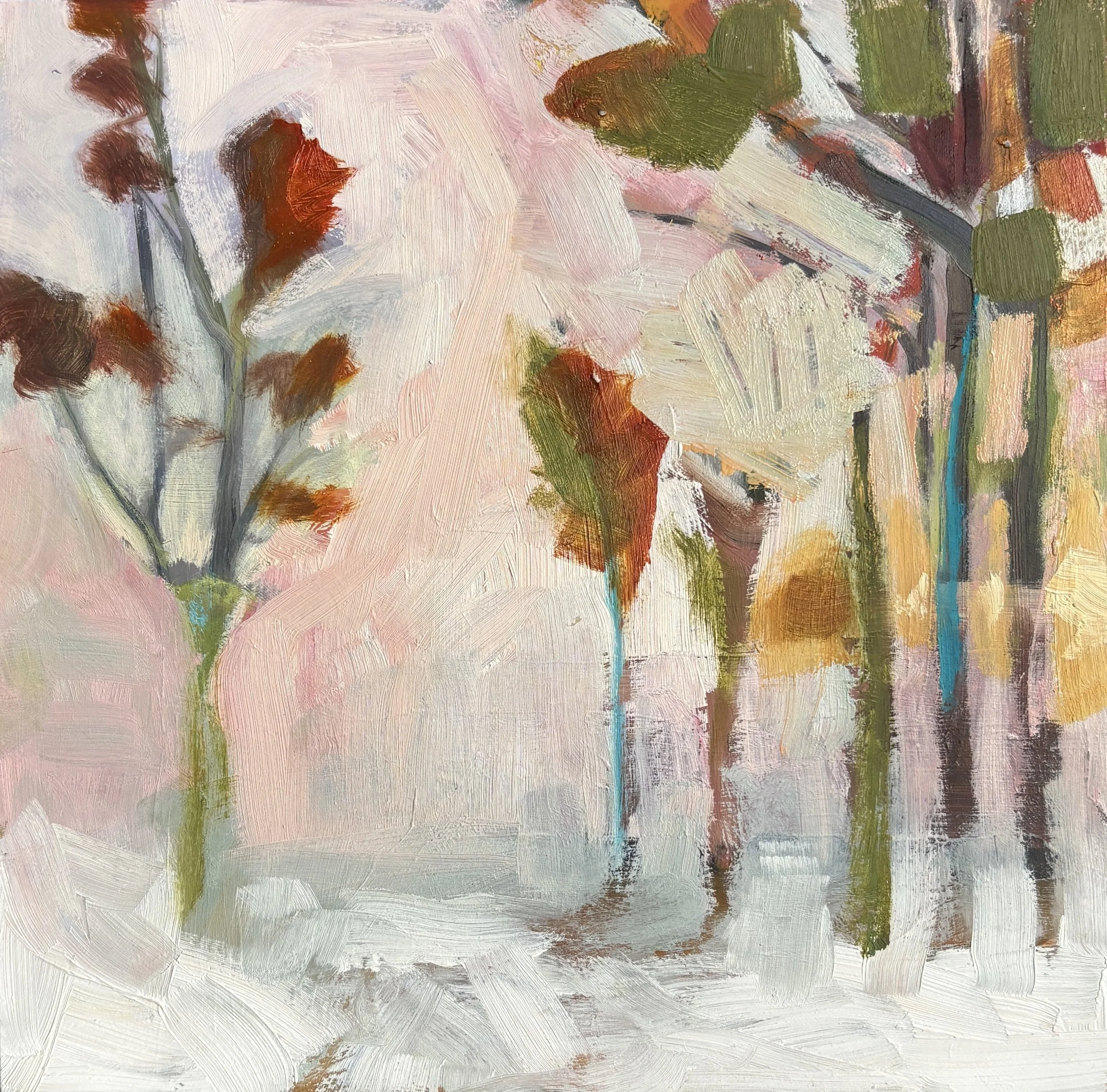 "Autumn" 8"x8"  oil 2026
