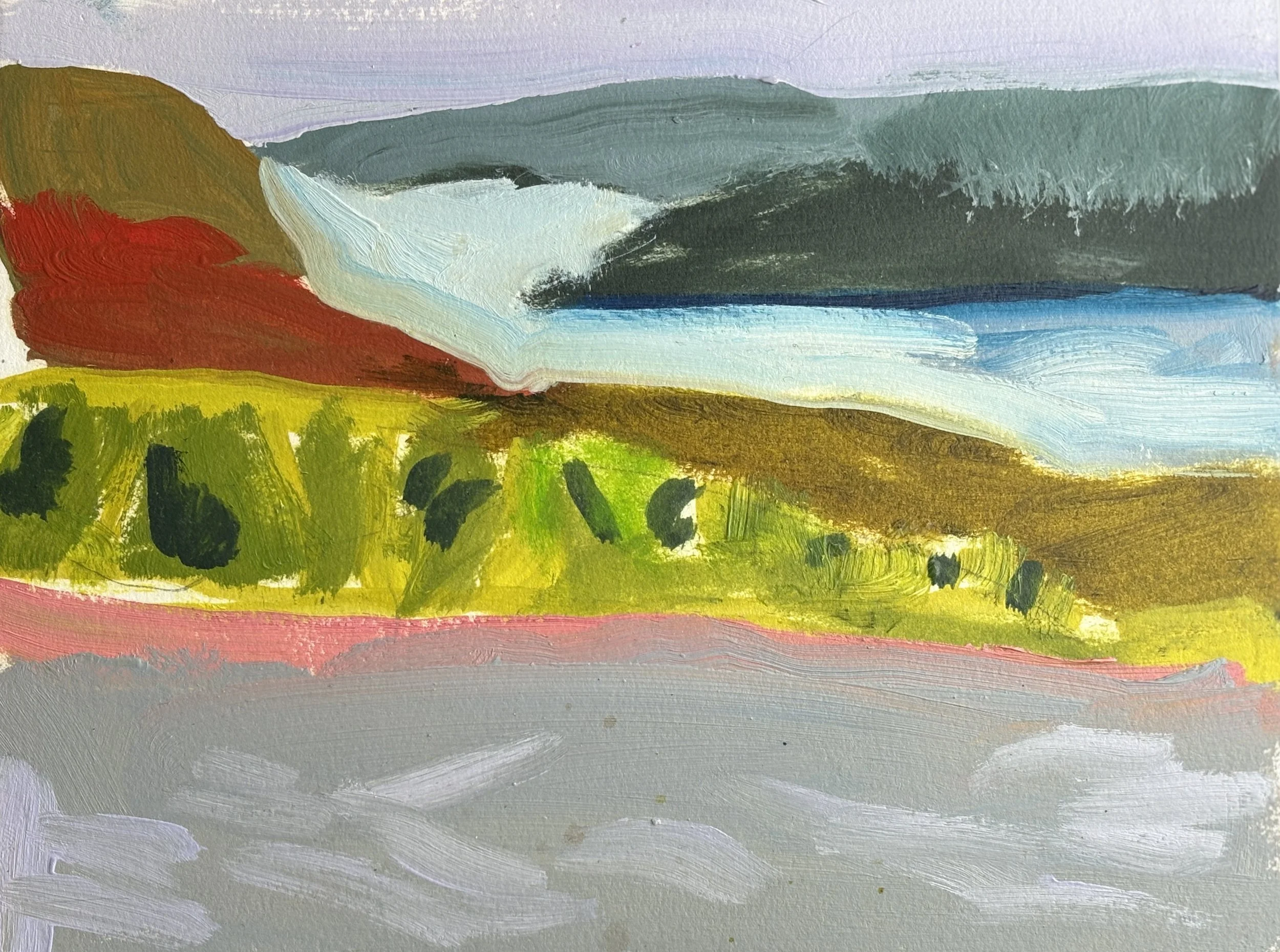 "Keuka Dream" 6"x8"  oil on paper  2025