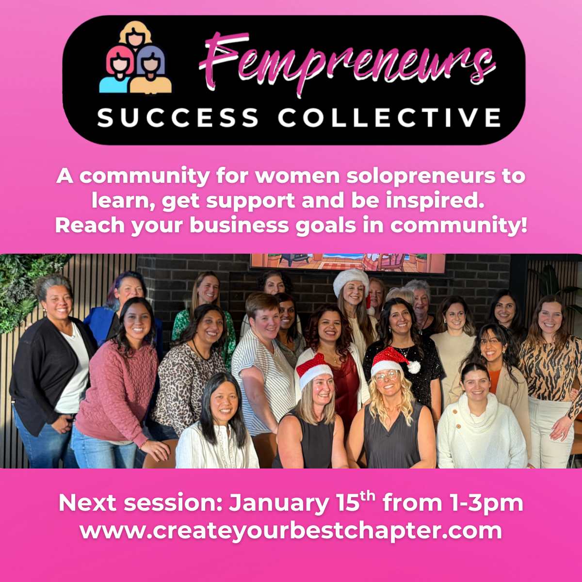 Fempreneurs Success Collective - a community for women solopreneurs