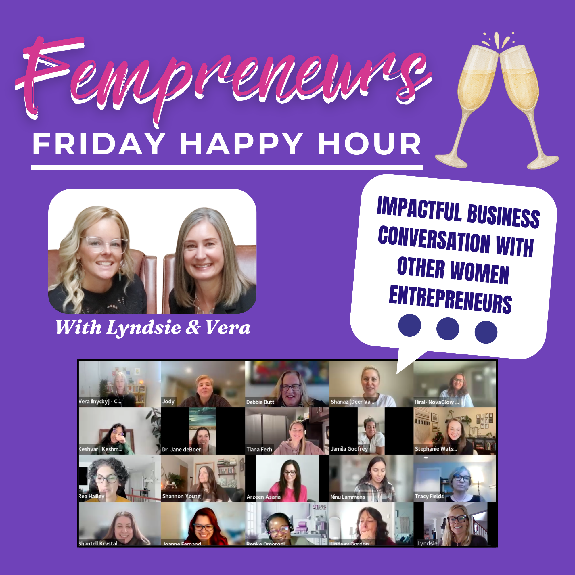 FREE Friday Happy Hour for Fempreneurs