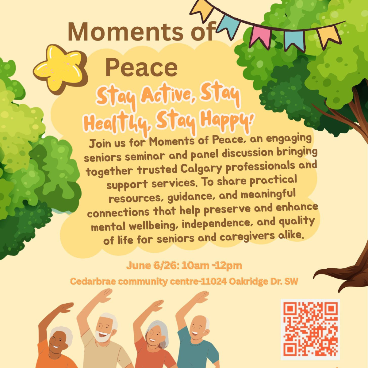 Moments of Peace - support for seniors
