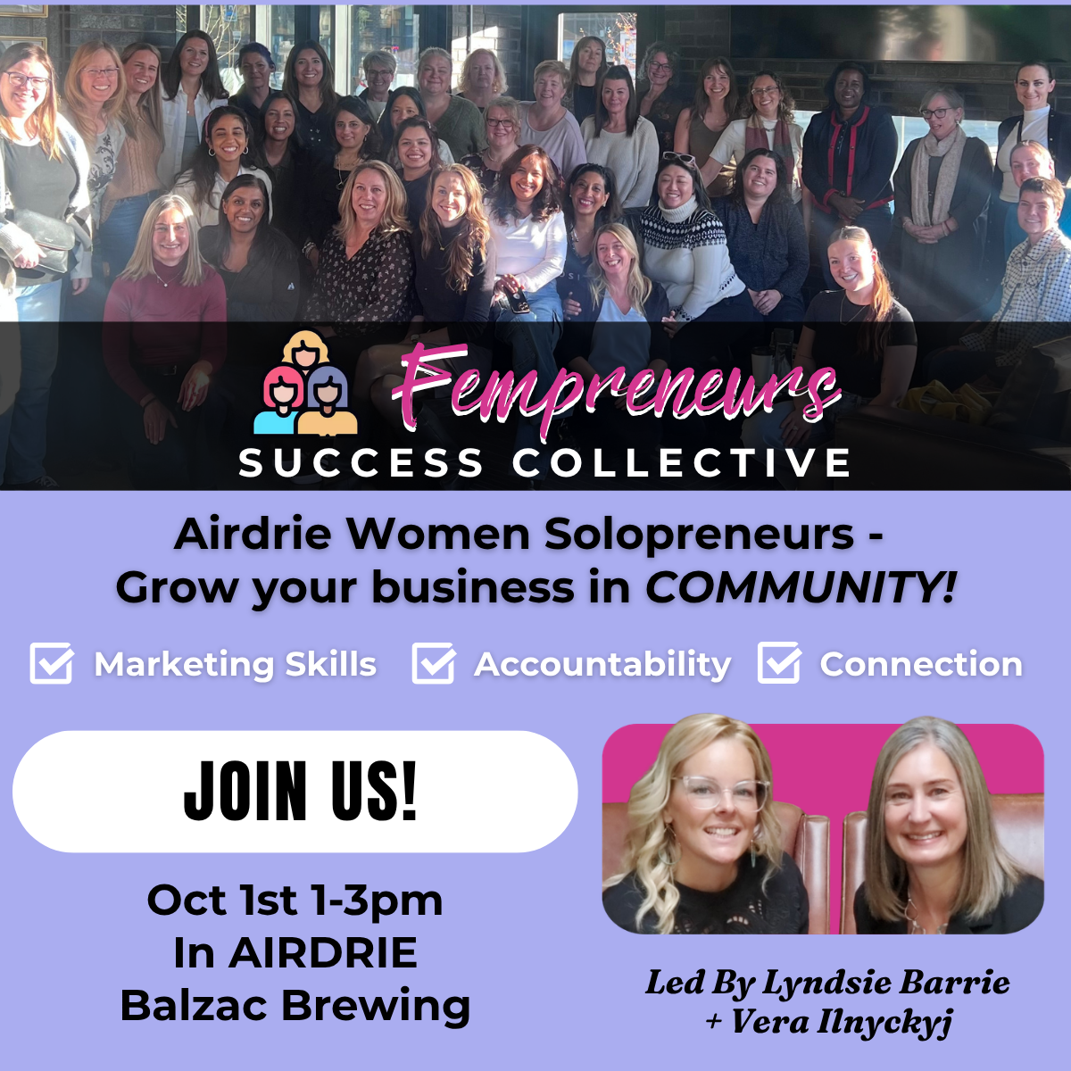 Fempreneurs Success Collective - Airdrie Pop-Up