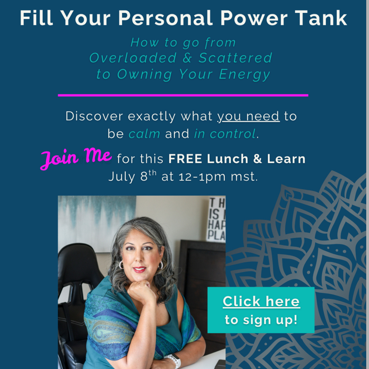 Fill Up Your Fuel Tank (Stress Reduction and Resilience Workshop)