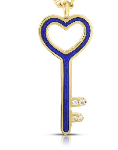 Key Heart Charm