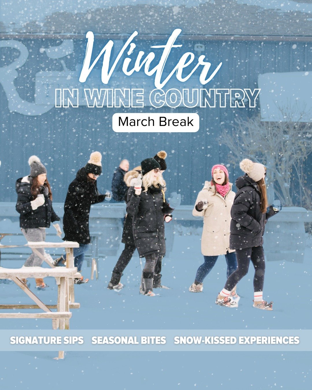 Winter in Wine Country isn&rsquo;t over yet! ❄️🍷

Make the most of March Break with even more experiences waiting for you across Niagara. From cozy winery tastings and hands-on workshops to seasonal dining, and unique winter activities &mdash; there