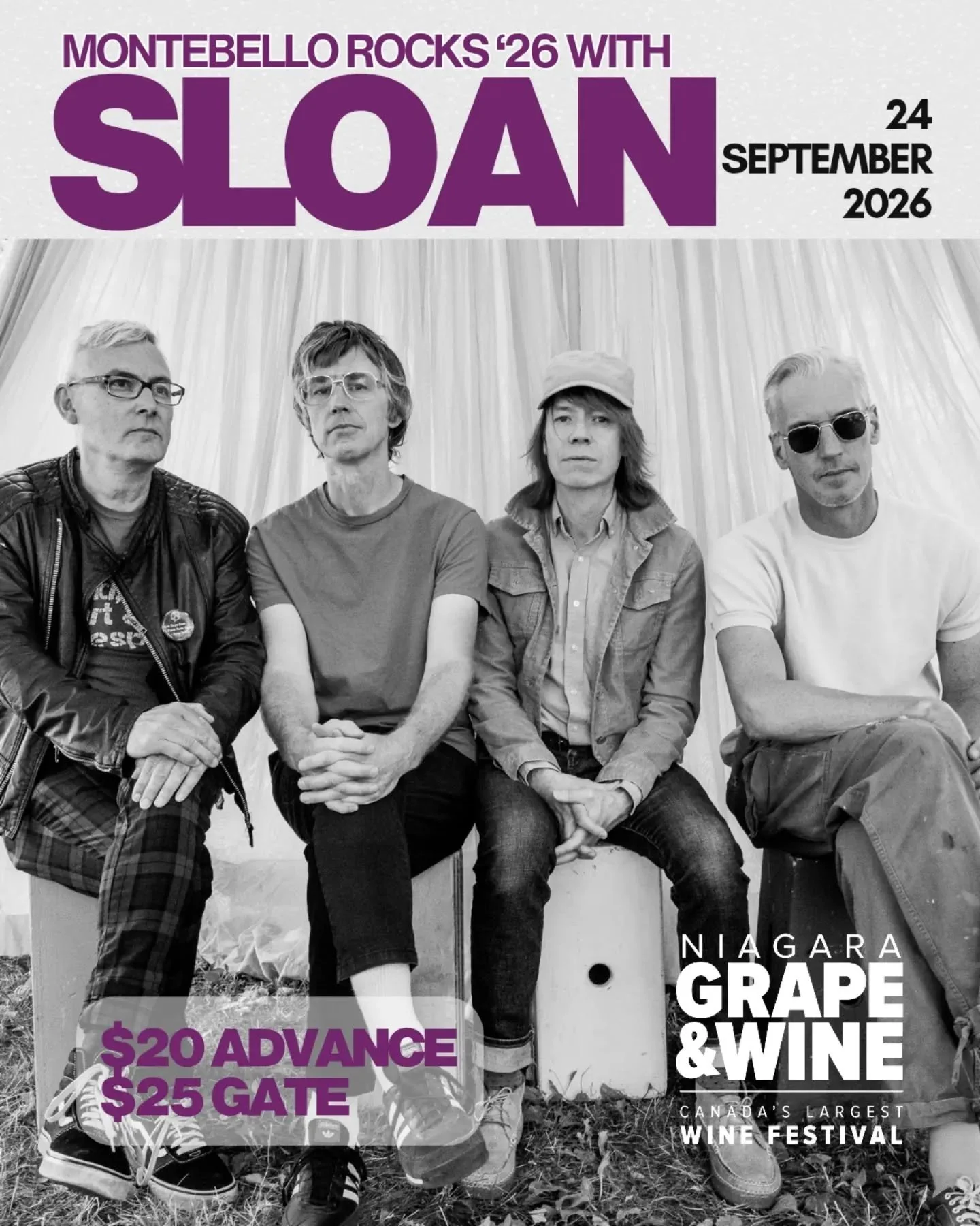 ONE DAY TO GO! 🎸

Tomorrow night, Montebello Rocks takes over the park with Sloan live on stage! 🔥

Get ready for an unforgettable night of live music as we kick off the Fall Festival weekend in style.

7PM: Park Opens

7:30PM: Lonely Hearts @lonel