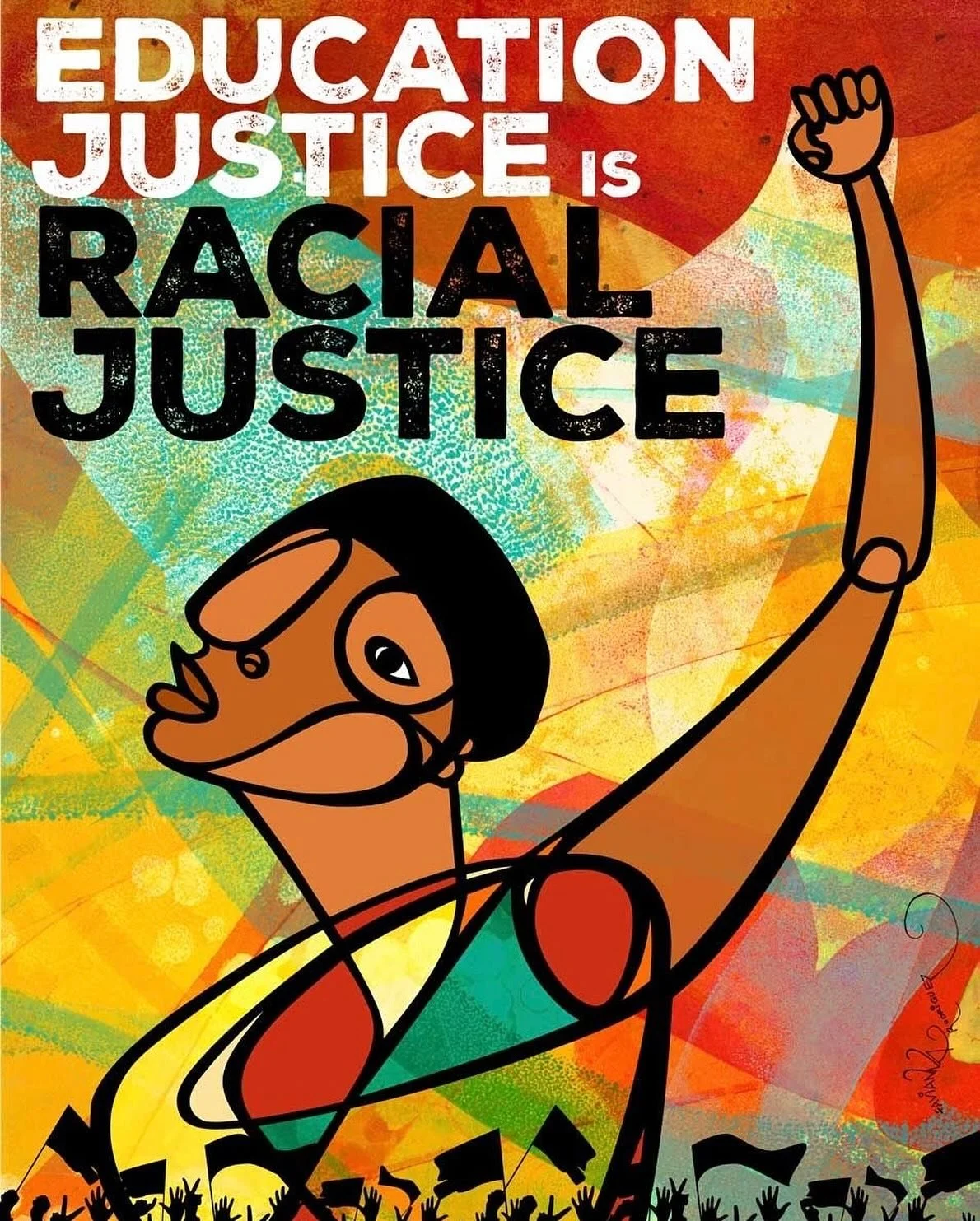 For too long, communities of color have faced underfunded schools, biased discipline, and barriers to opportunity. 
True racial justice means every child no matter their race or zip code deserves a well resourced education that affirms their dignity 
