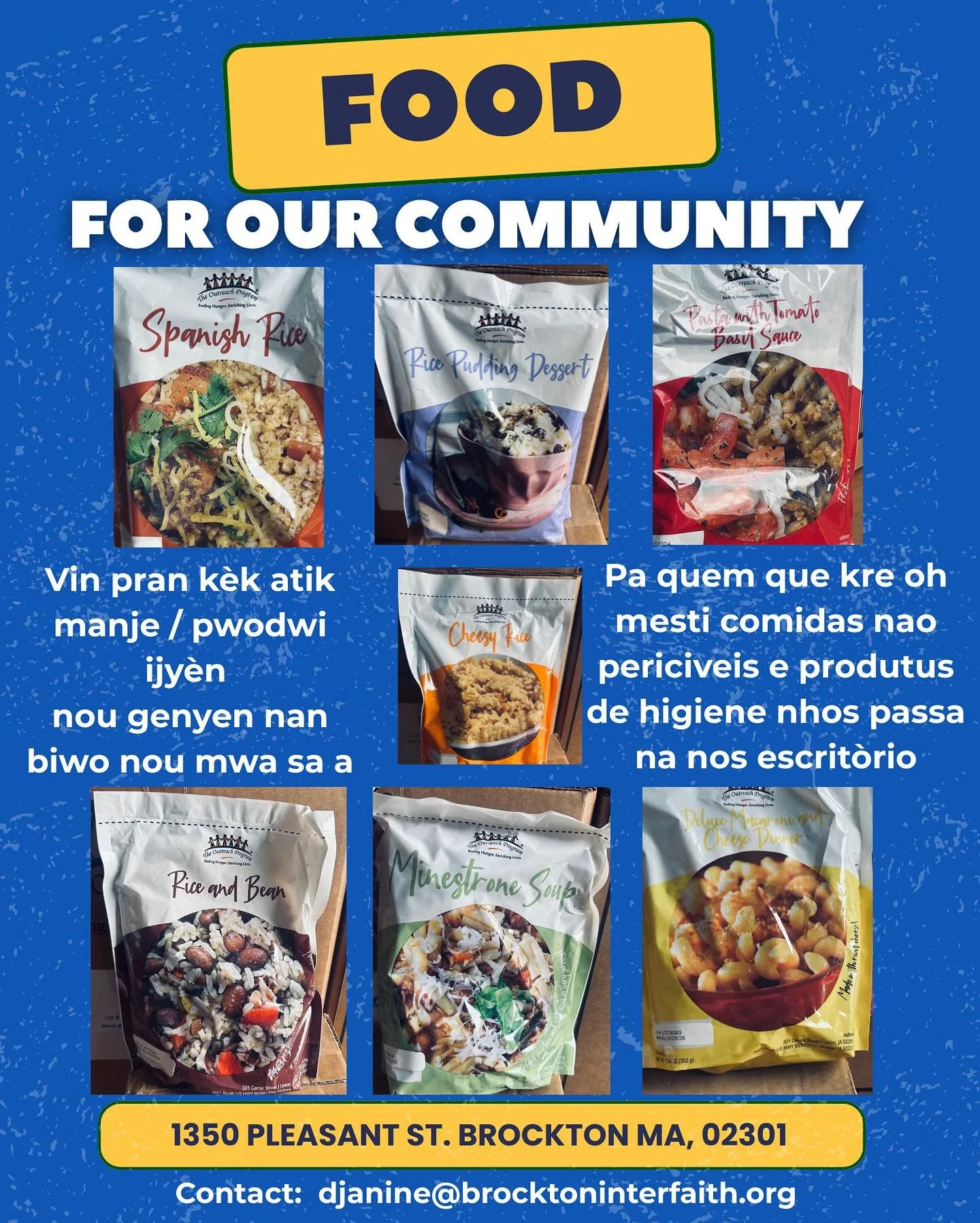 Schedule a day and time this month with djanine by emailing her to come to our offices &amp; pick up a few things you may need! 

#BrocktonStrong #Thanksgiving #SharingIsCaring