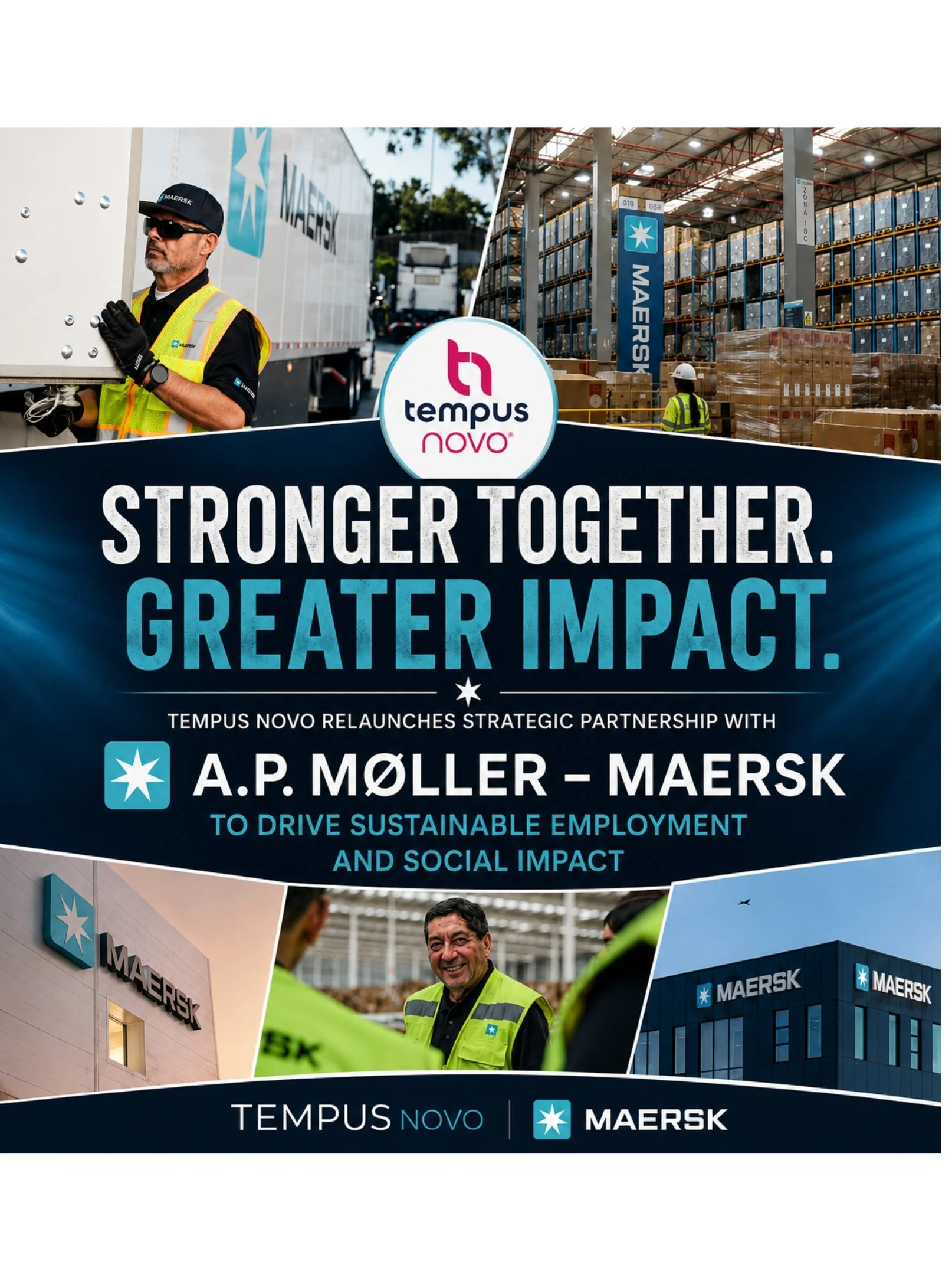 Tempus Novo Relaunches Strategic Partnership with A.P. Moller – Maersk