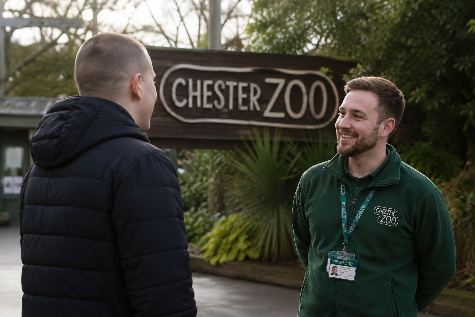 Dom Celebrates his Sixth Month in Work at Chester Zoo