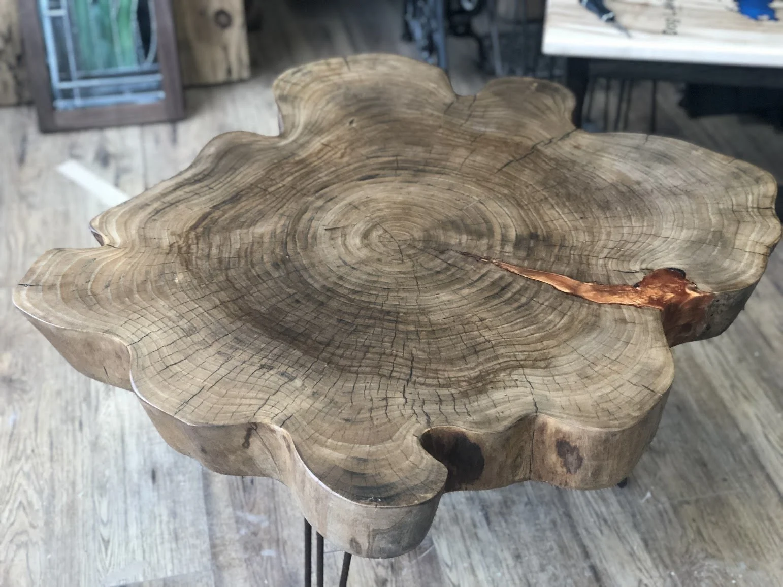 Ash Cookie w/ Copper Epoxy