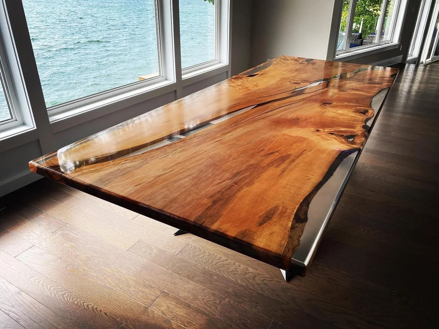 Maple with Clear Epoxy