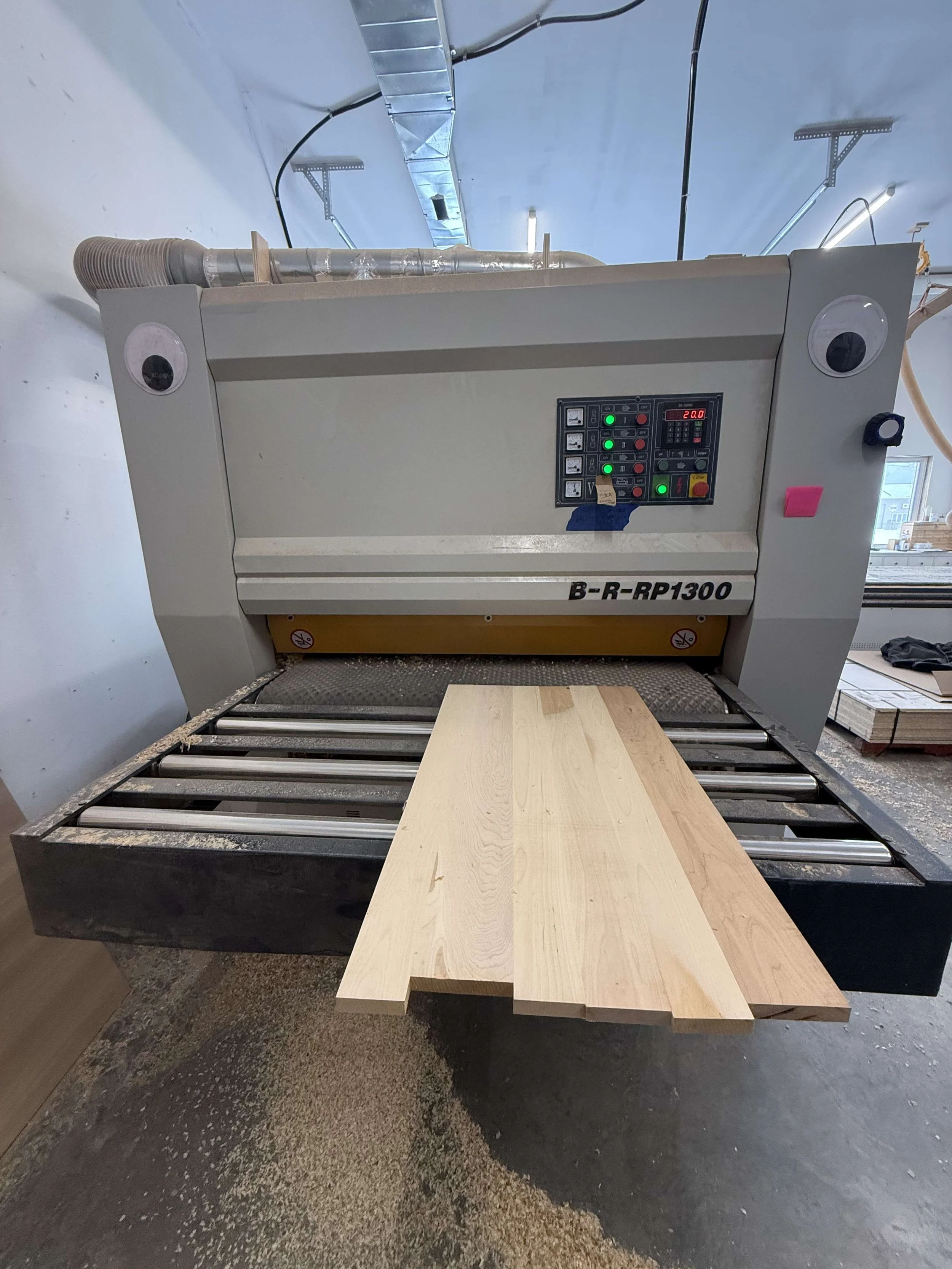 52 inch capacity industrial planer sander