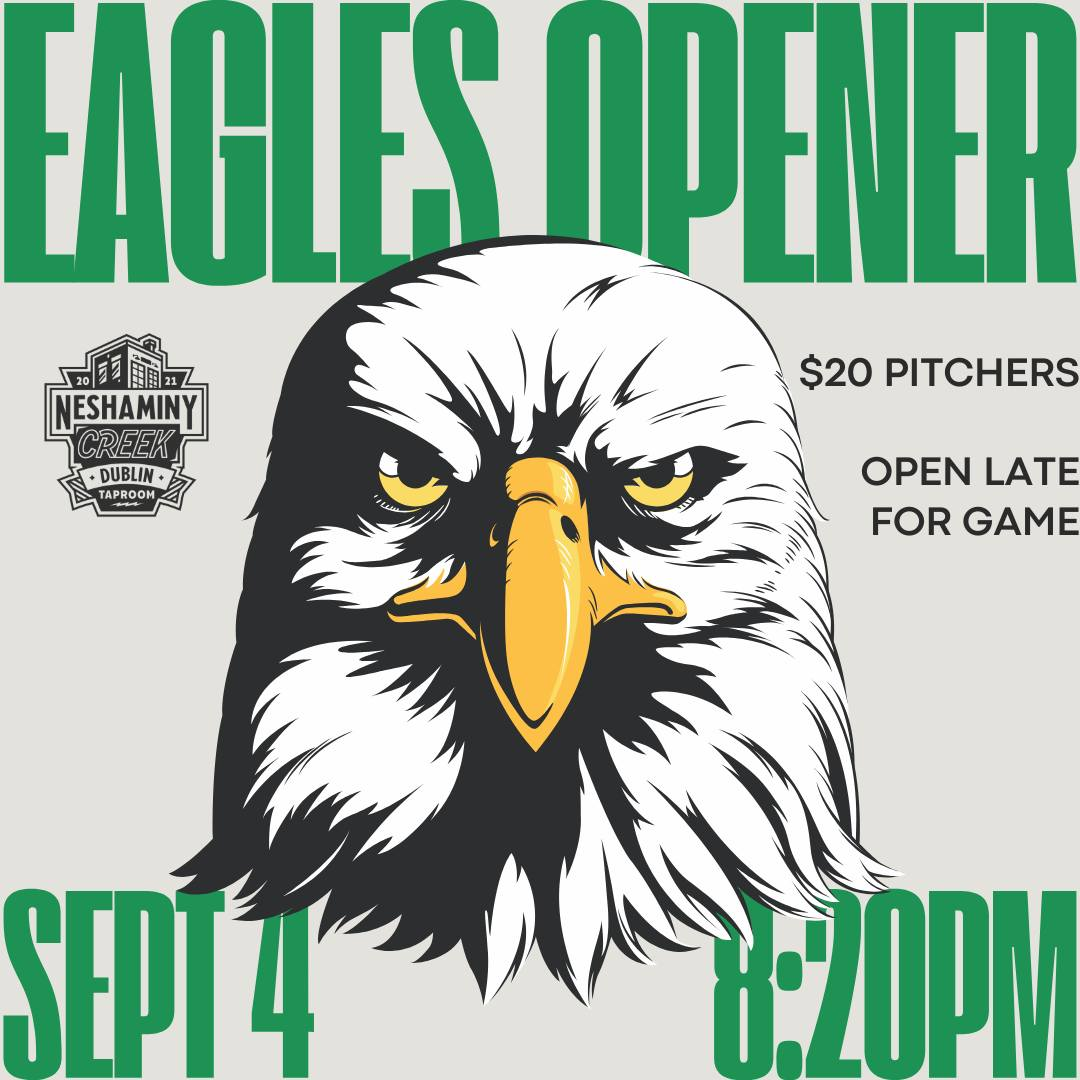 Eagles Opener at Neshaminy Creek Brewing