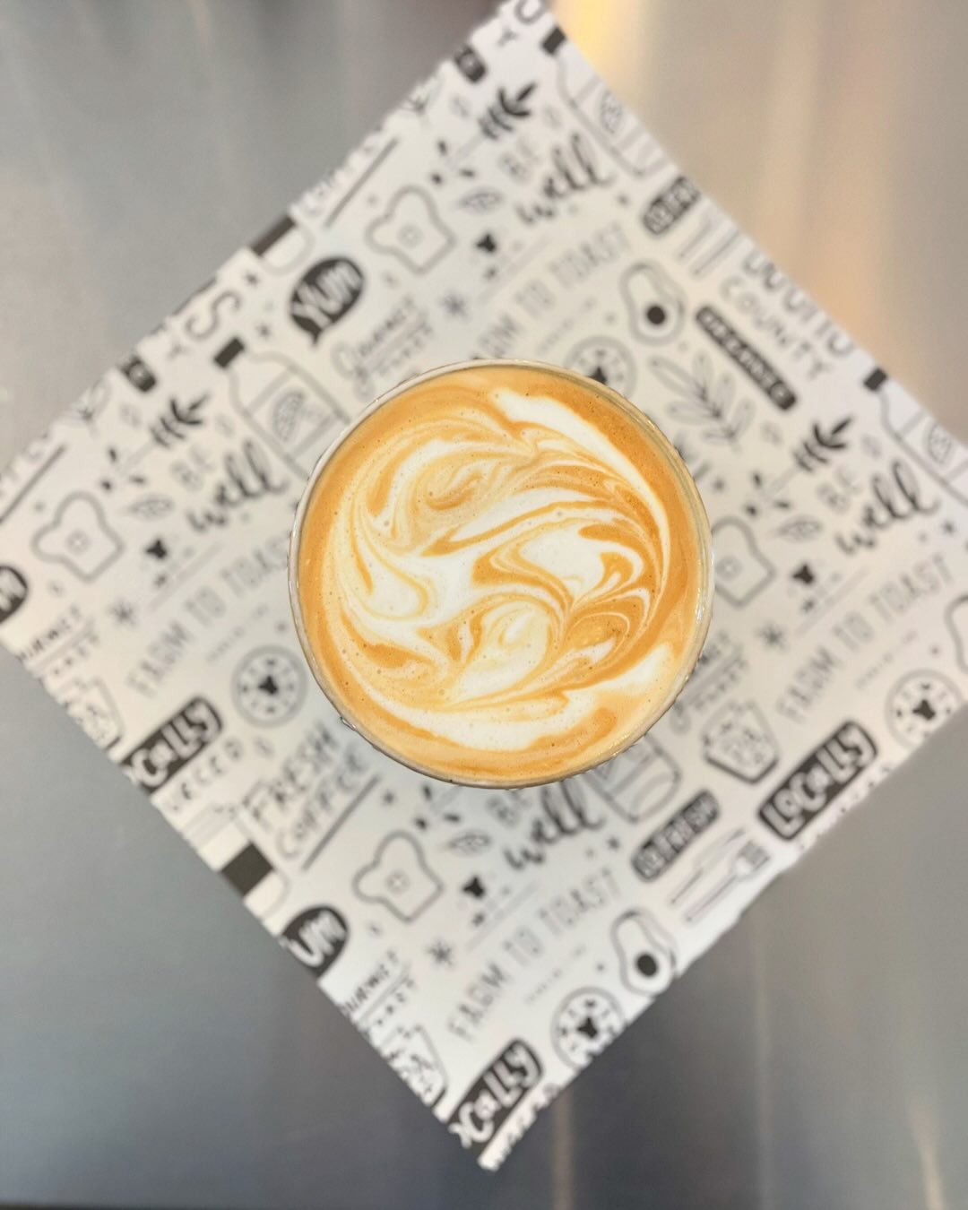 ☕️ Nothing tastes better than a warm latte on a cold day from @farmtotoast