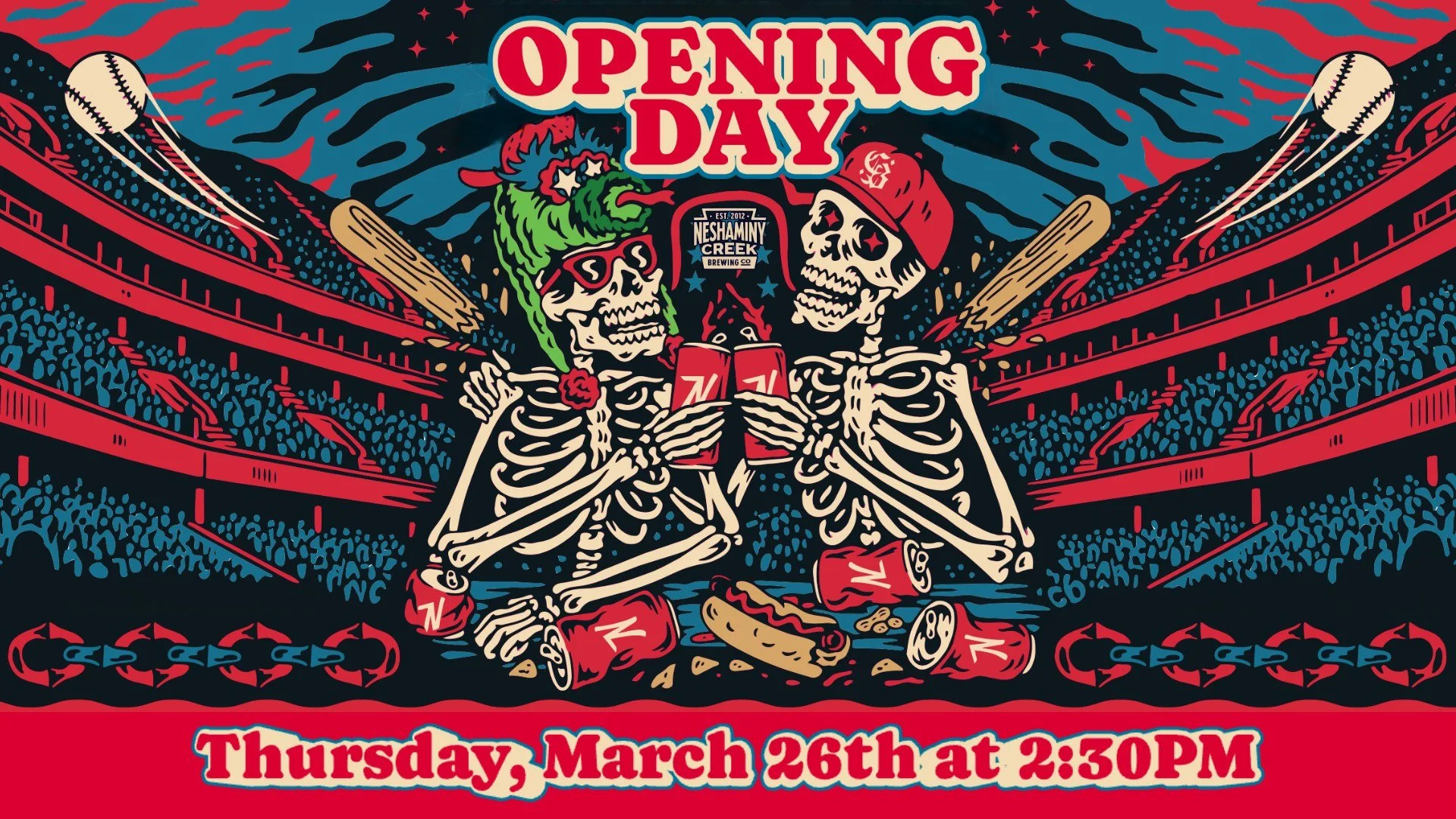 Phillies Opening Day at Neshaminy Creek Brewing 
