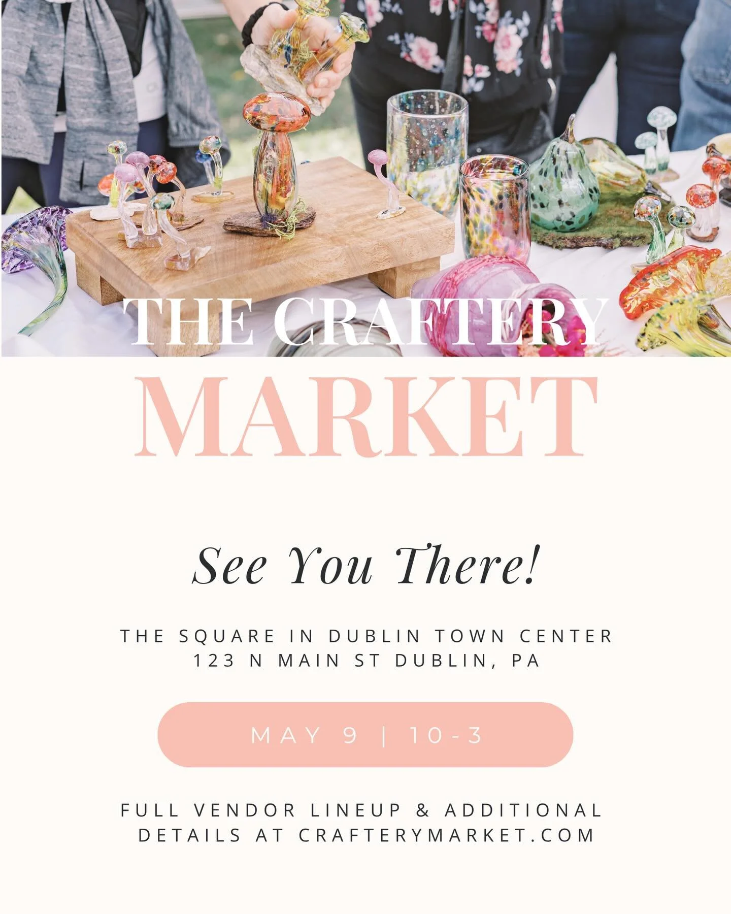 Grab the special women in your life and join us for our Mother&rsquo;s Day Market at The Square in the heart of Dublin Town Center 💗

Enjoy a day filled with 70+ curated artisans, sweet treats, live music, shopping, food, and drinks throughout The S