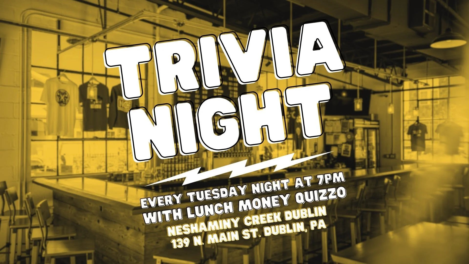 Trivia Night at Neshaminy Creek Brewing 