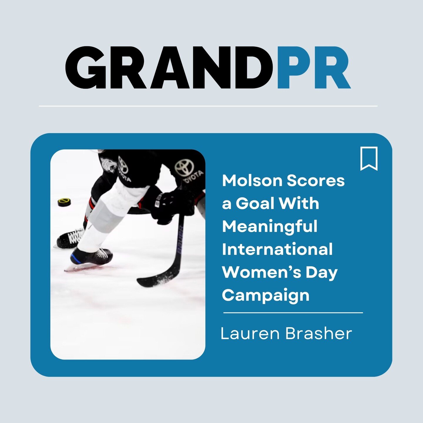 Celebrate the last month of the semester with not one, but TWO new blogs by Lauren Brasher and Ana Zapata! Brush up on your knowledge of crisis communication and read about an inspiring campaign that scored big via the link in our bio! 🌟 🏒 

#Grand